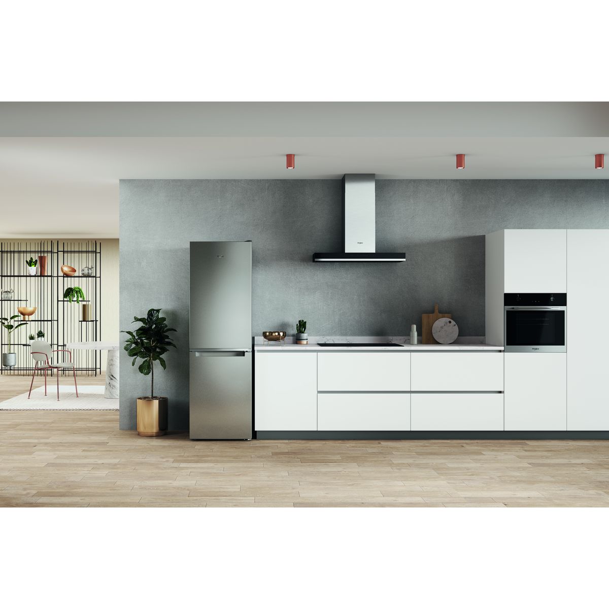 WHIRLPOOL Réfrigérateur combiné W7X8110X, 335 L, Froid ventilé No Frost, F