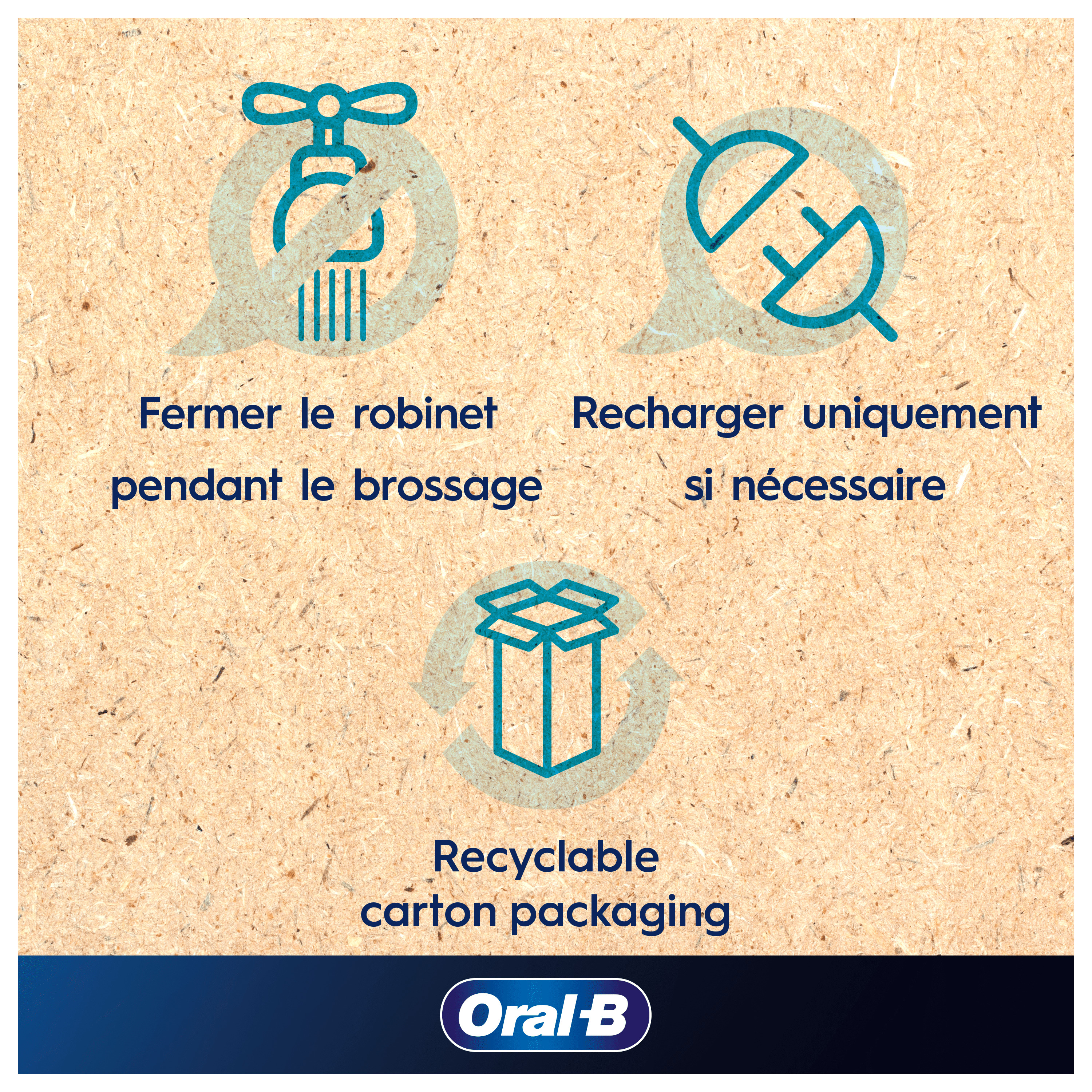 Voir la diapositive 4 : ORAL-B Brosse à dents électrique Pro 1 - Noir