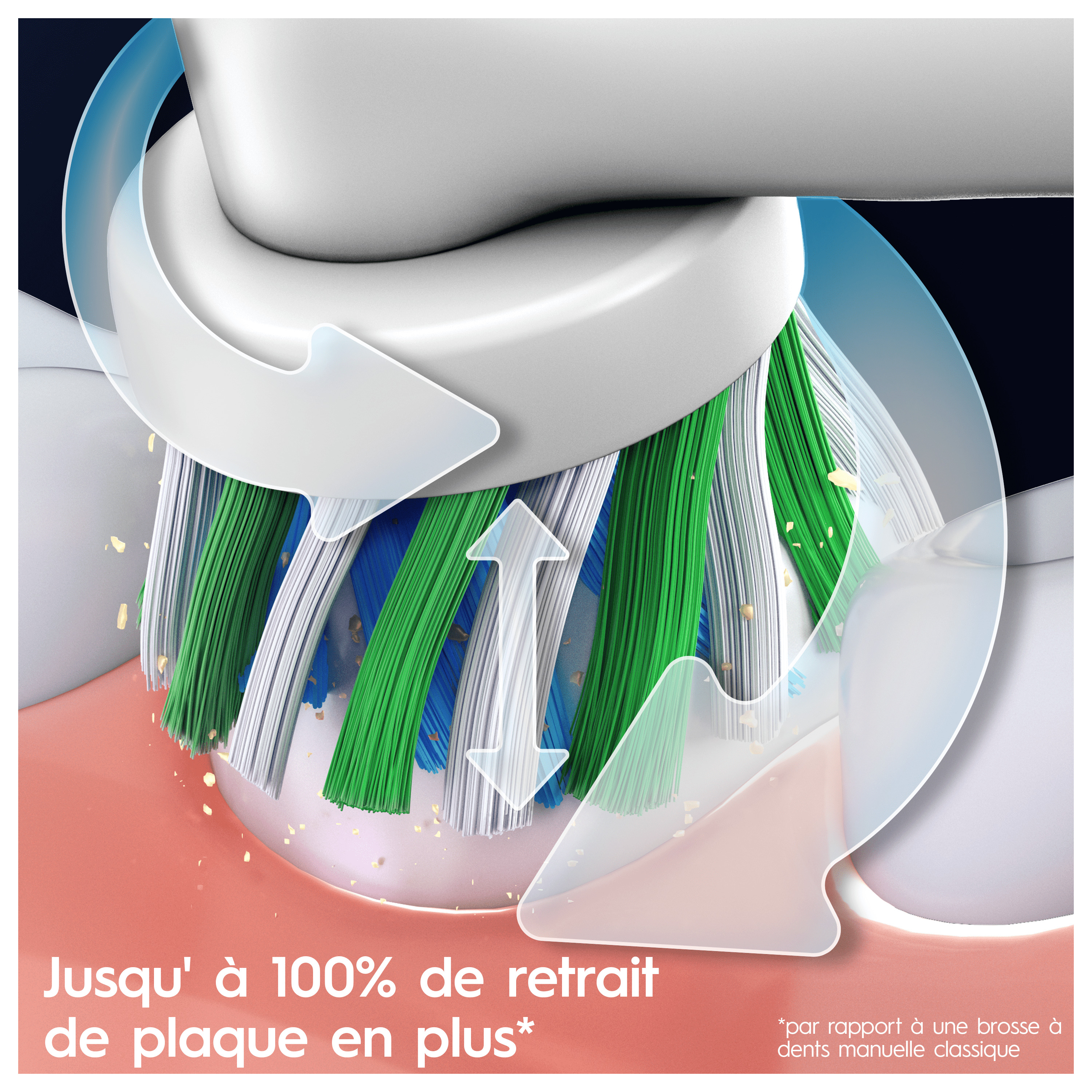 Voir la diapositive 7 : ORAL-B Brosse à dents électrique Pro 1 - Noir