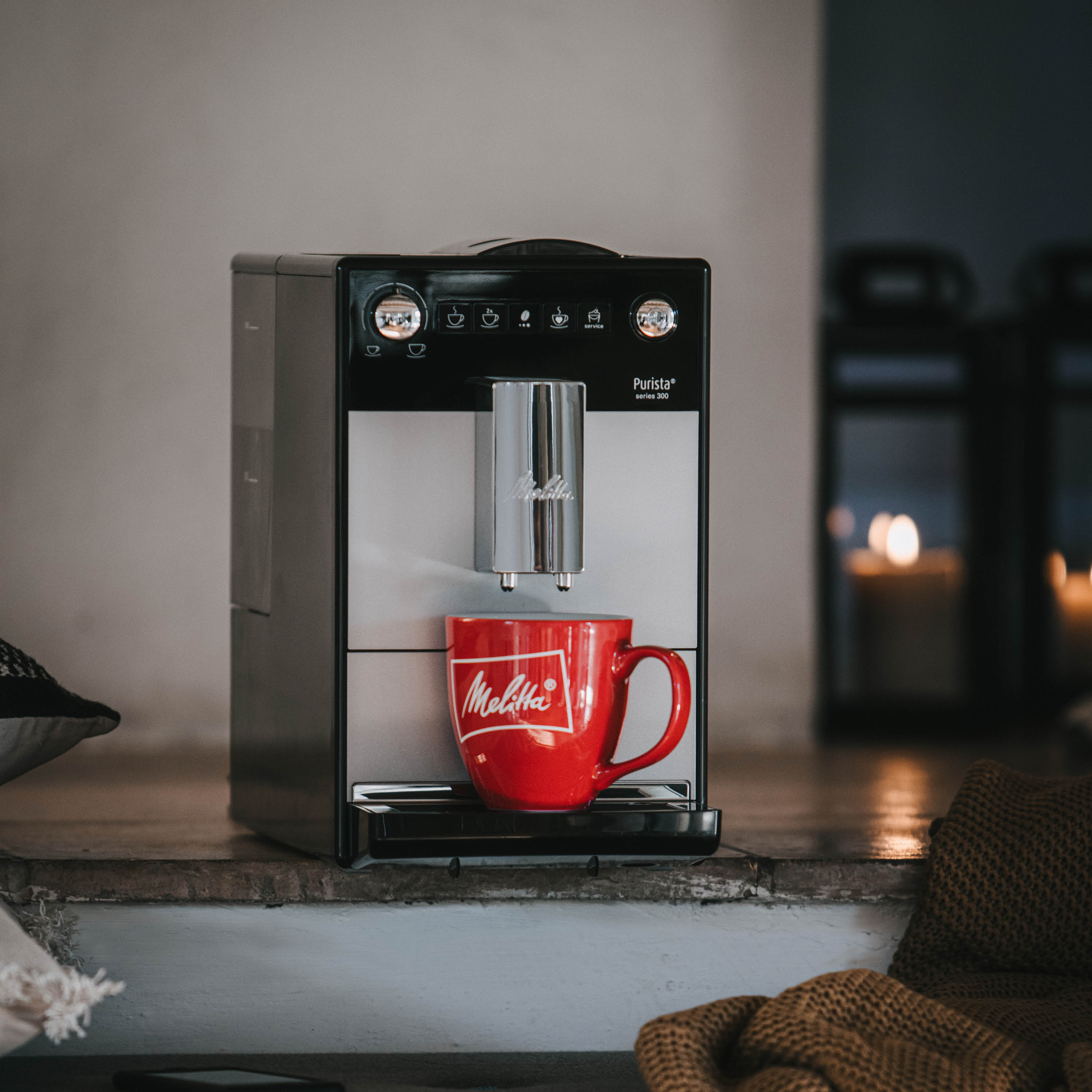 Voir la diapositive 3 : MELITTA Machine à café expresso avec broyeur PURISTA - Noir