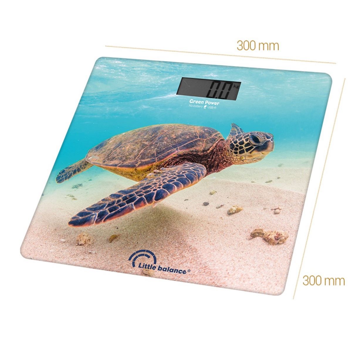 LITTLE BALANCE Pèse personne 8653 - Bleu