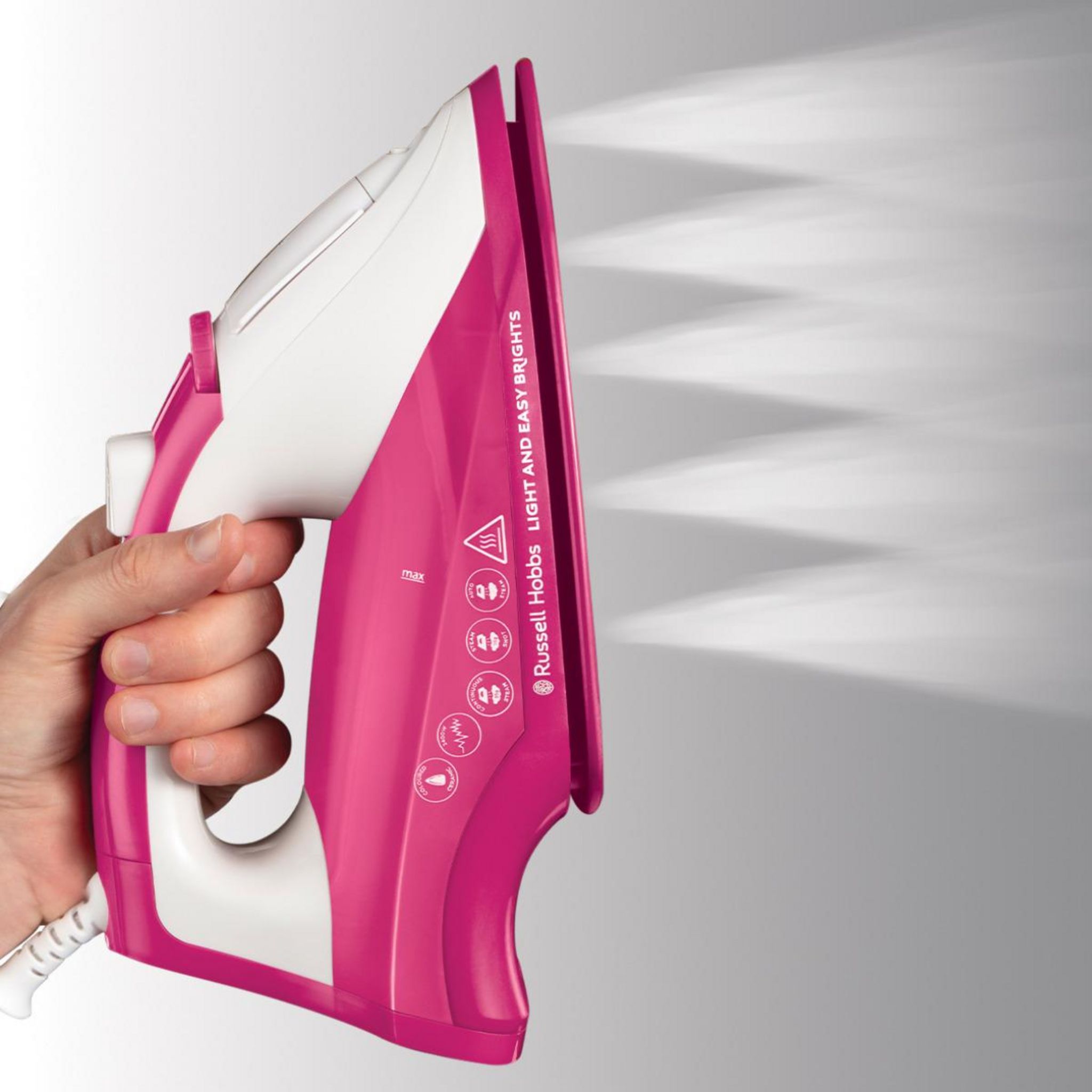 Voir la diapositive 6 : RUSSELL HOBBS Fer à repasser 26480-56 - Cerise