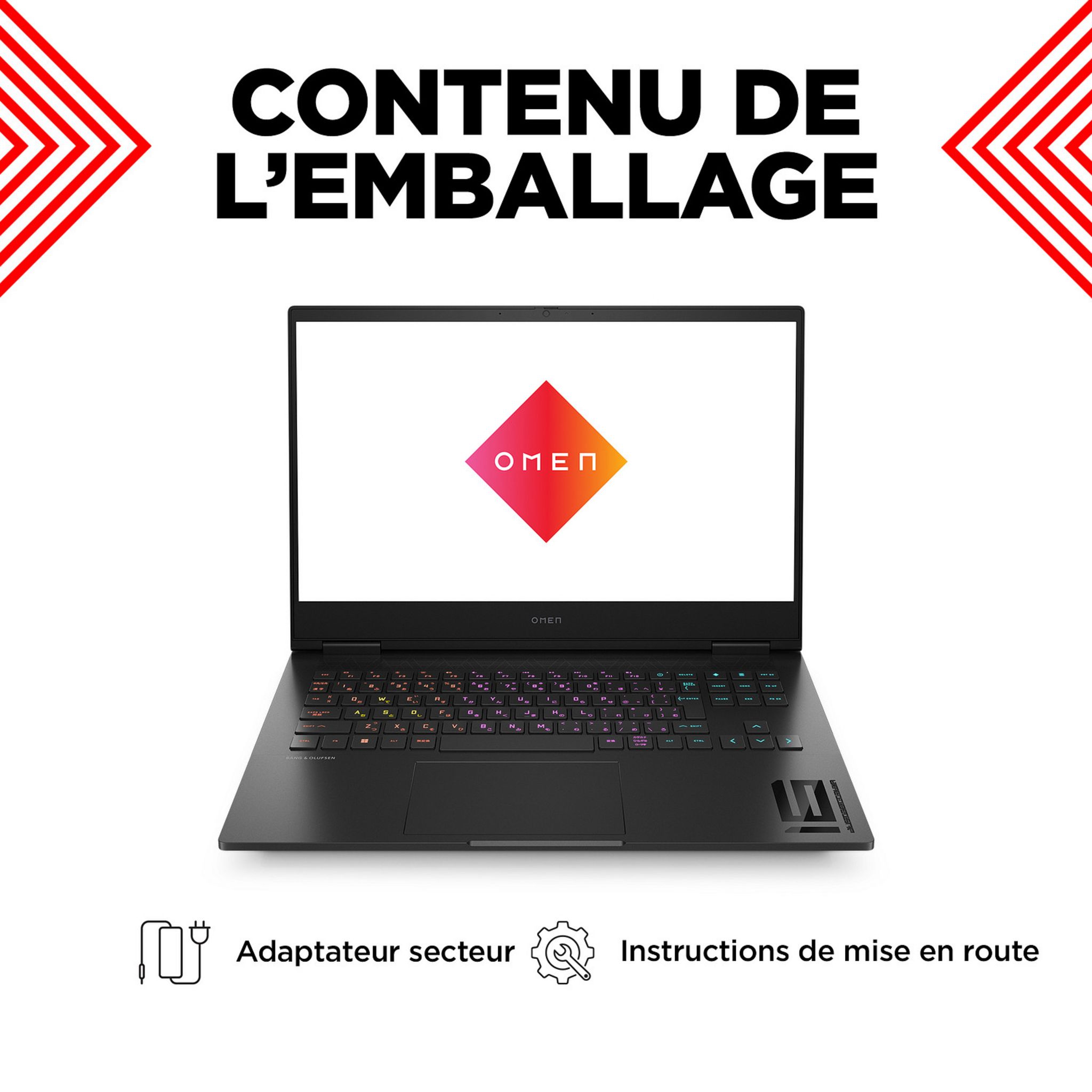 Voir la diapositive 6 : HP Ordinateur portable OMEN 16-XD0028NF - Noir