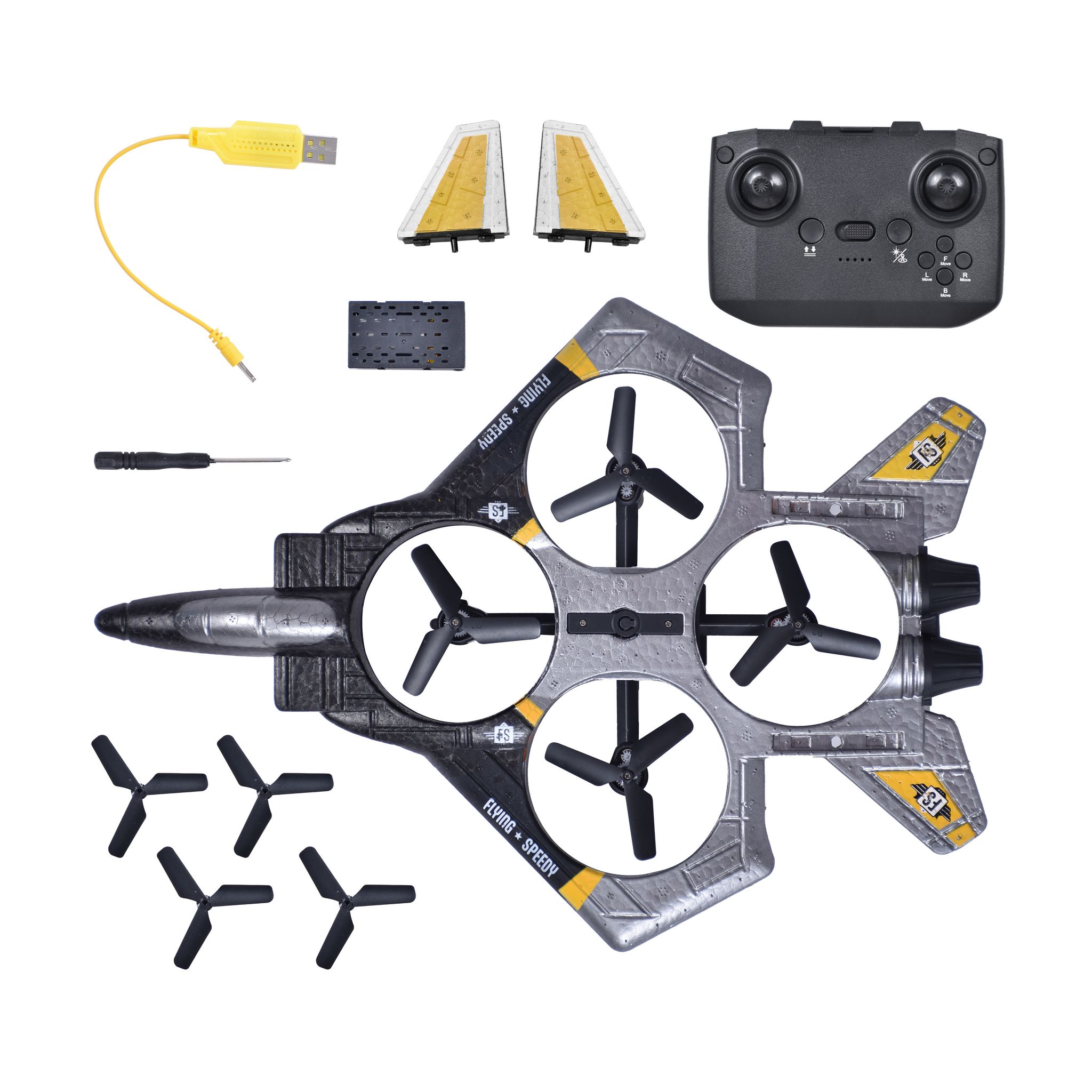 Voir la diapositive 2 : PASSAT Avion radiocommandé Flying Speedy F42