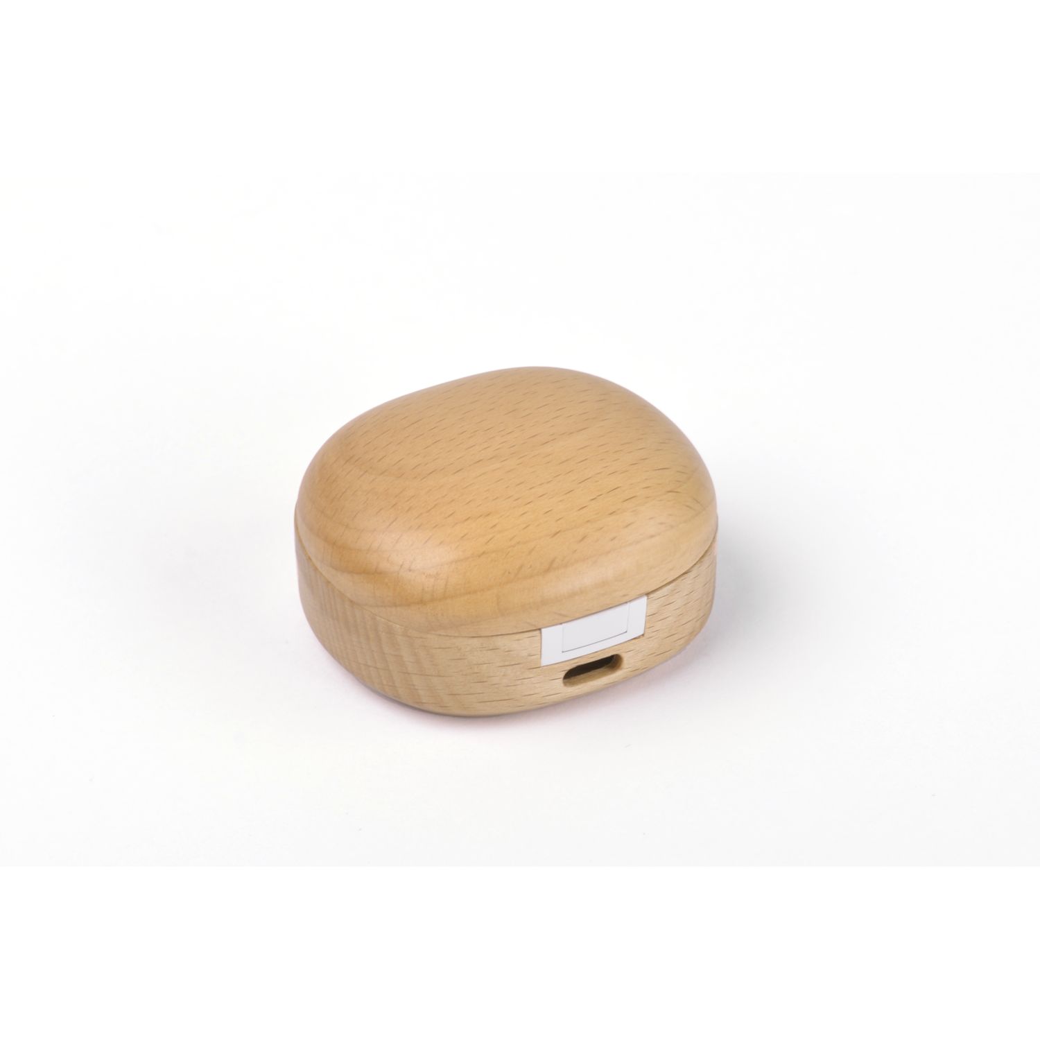 Voir la diapositive 6 : QILIVE Ecouteur sans fils Bluetooth avec étui de recharge Q1669 en Bois FSC et plastique recyclé