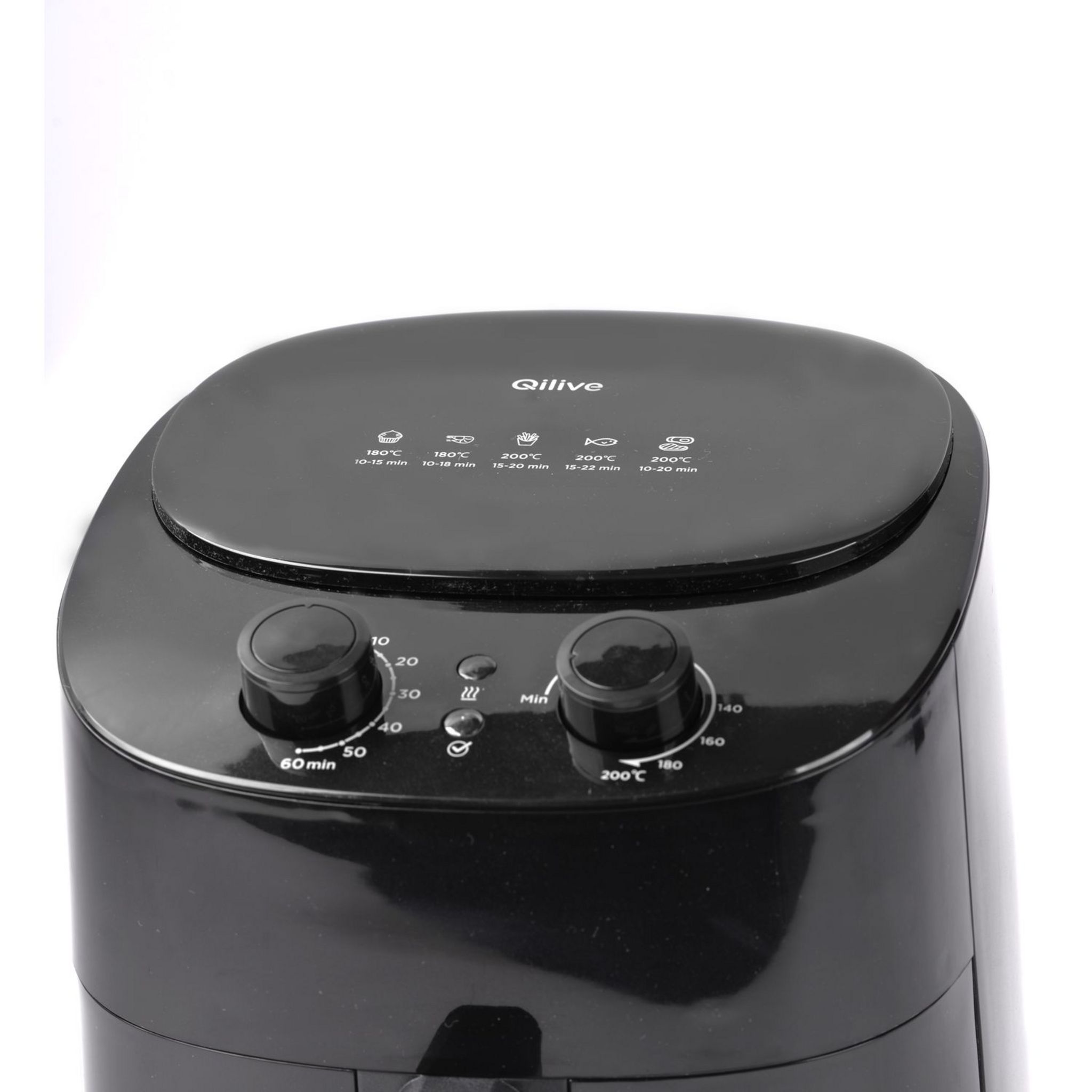 Voir la diapositive 4 : QILIVE Friteuse électrique sans huile à air chaud Q.5858 - Noir