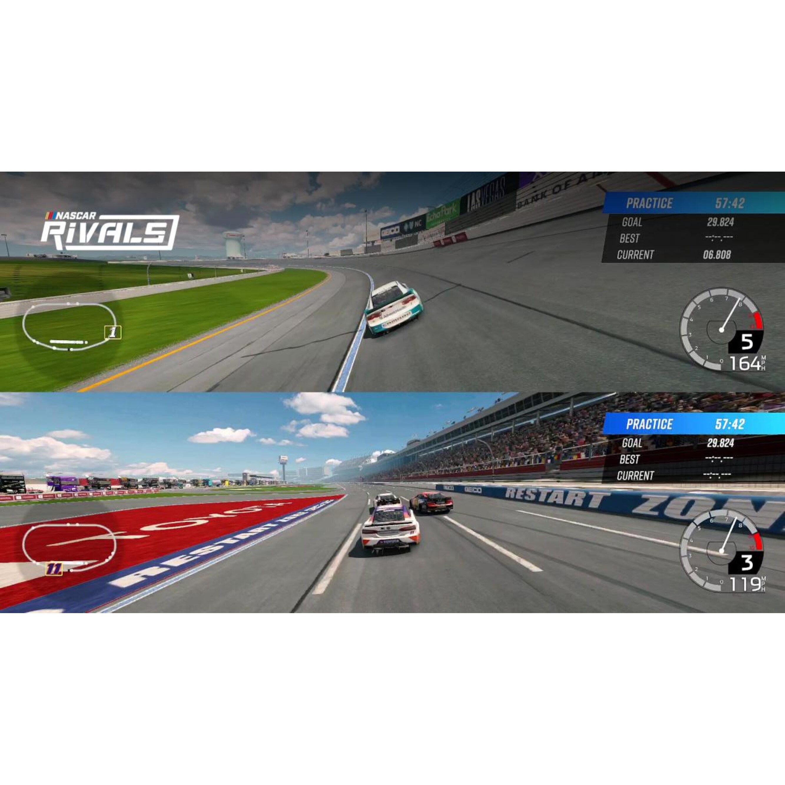 Voir la diapositive 2 : NASCAR Rivals Nintendo Switch