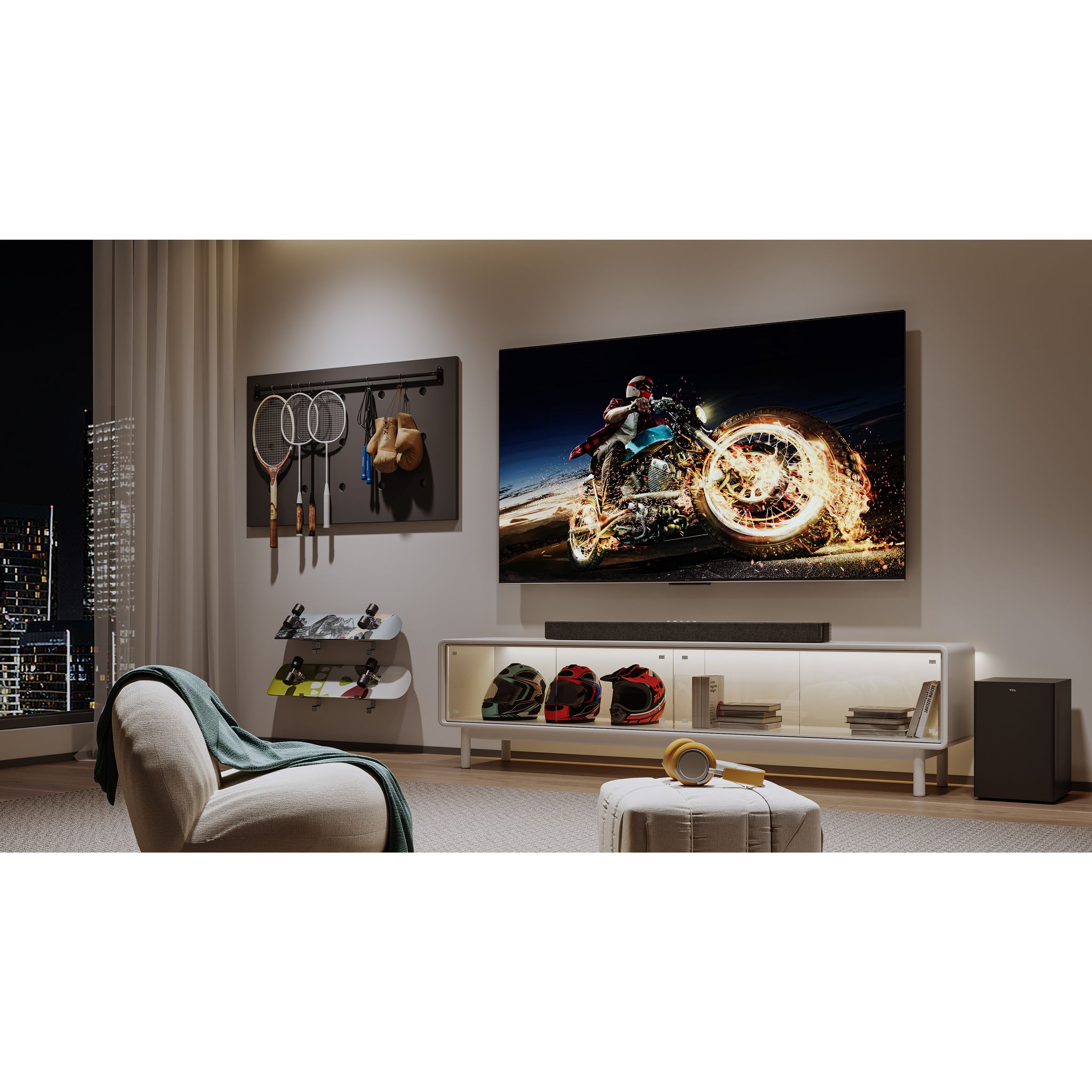 Voir la diapositive 8 : TCL 75C745 2023 TV QLED 4K Ultra HD 189 cm Smart TV