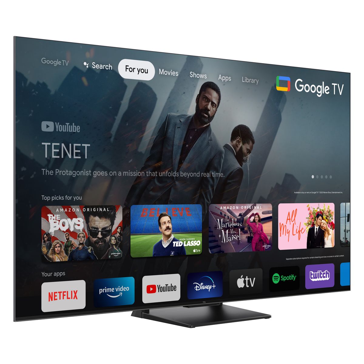 TCL 55C745 2023 TV QLED 4K Ultra HD 139 cm Smart TV