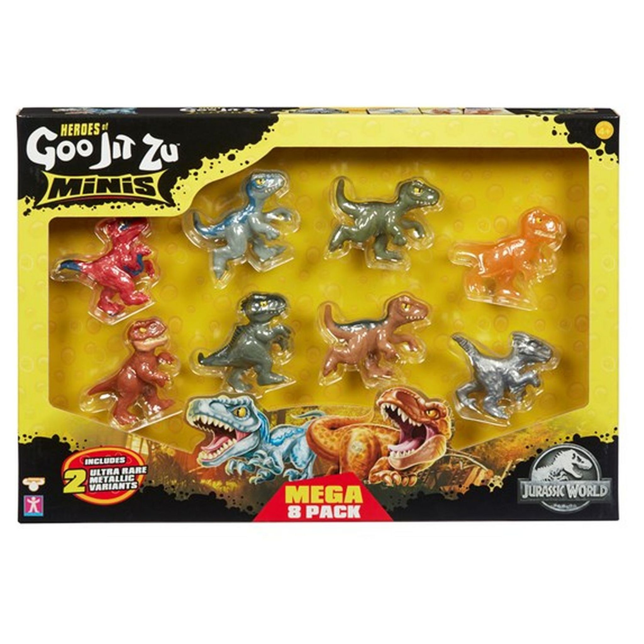 Voir la diapositive 1 : Coffret de 8 figurines minis Goo Jit Zu Jurassic World
