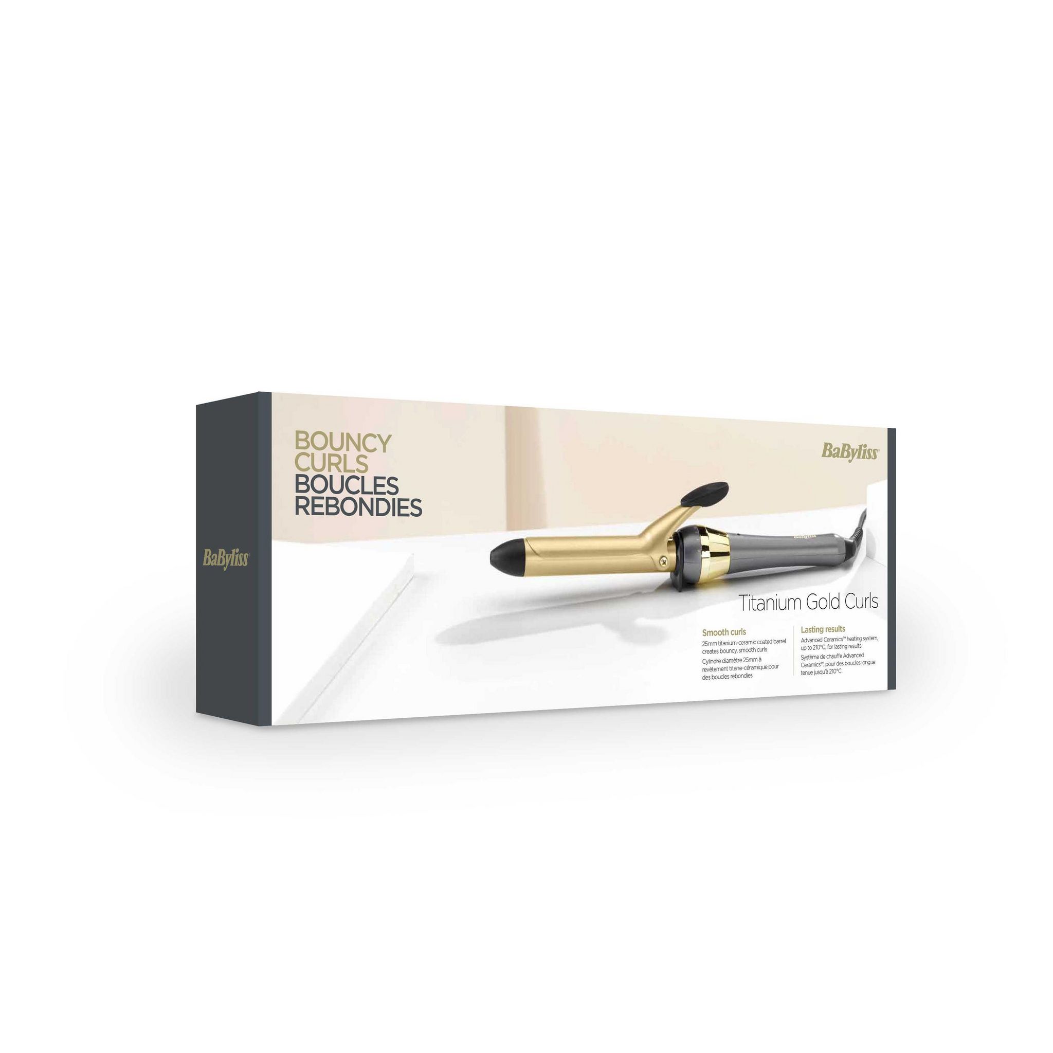 Voir la diapositive 3 : BABYLISS Boucleur 2524TE - Doré