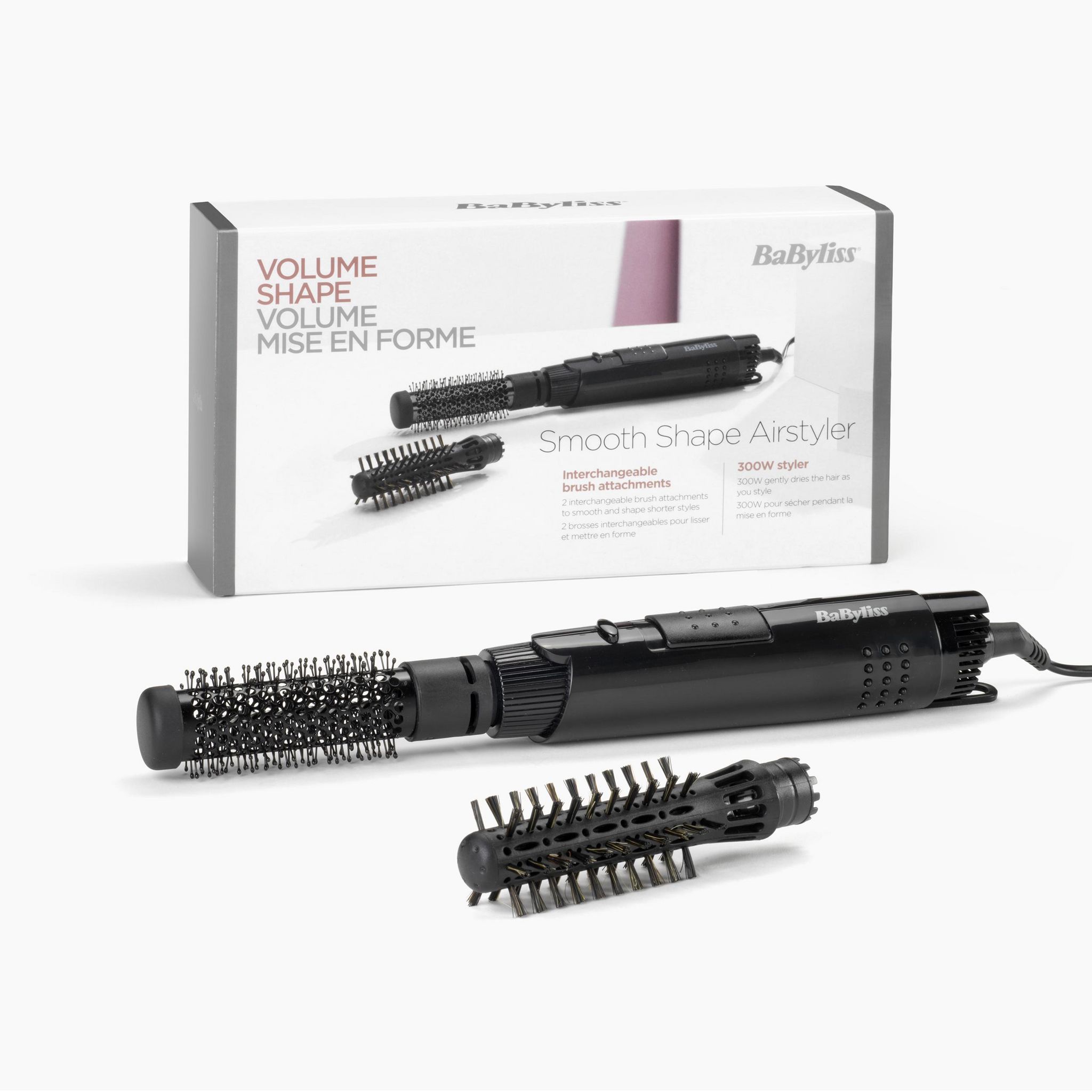 Voir la diapositive 3 : BABYLISS Brosse soufflante AS86E - Noir