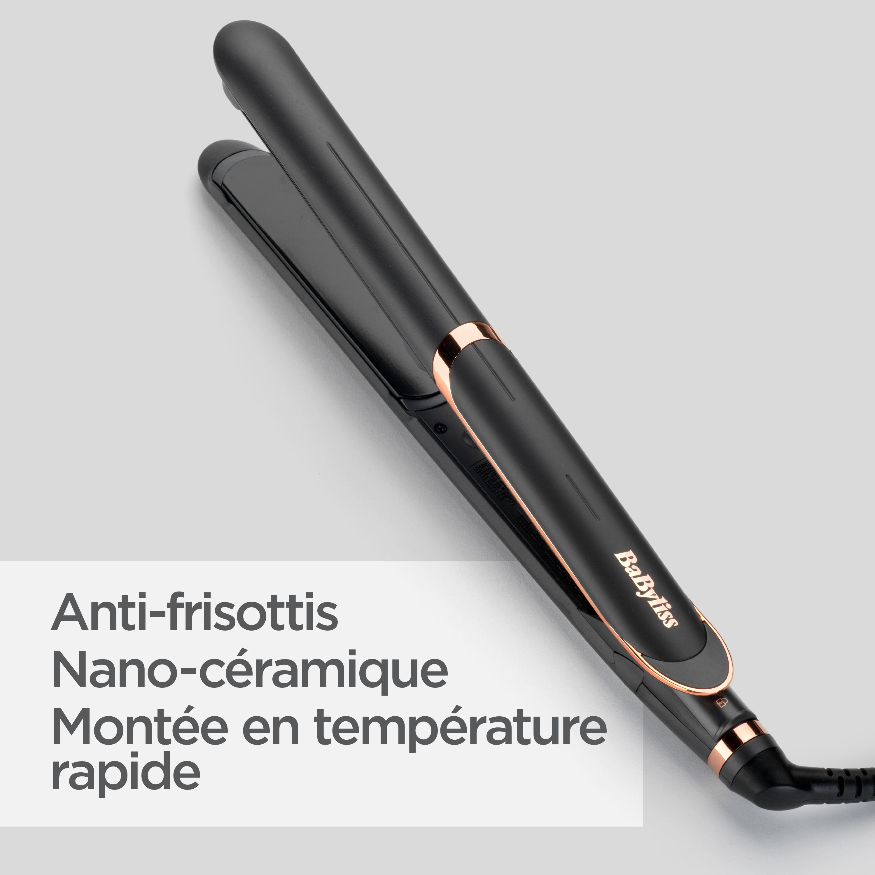 Voir la diapositive 10 : BABYLISS Lisseur professionnel Smooth Pro 235 ST394E - Noir