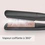 Voir la diapositive 3 : BABYLISS Lisseur vapeur professionnel ST596E - Noir