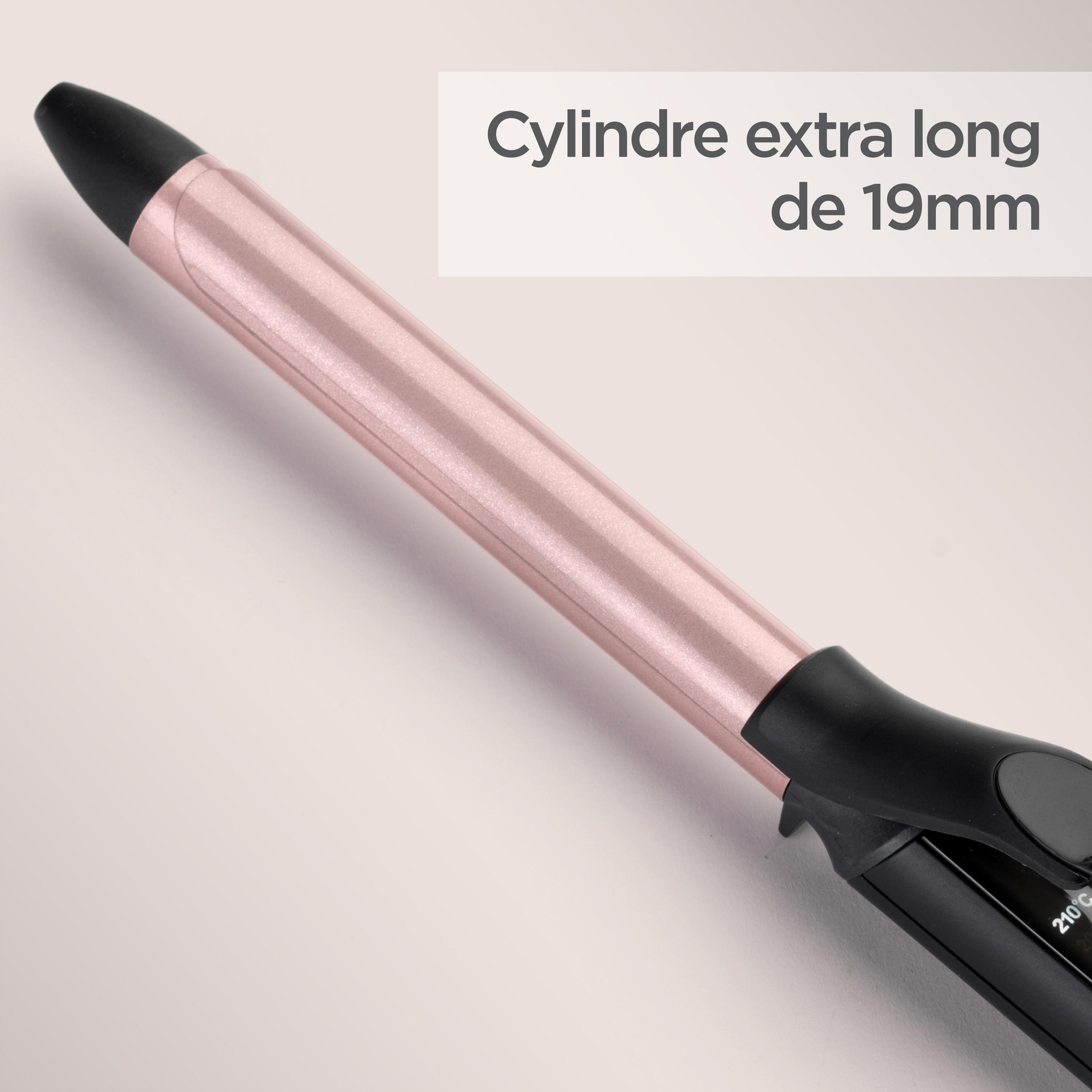 Voir la diapositive 2 : BABYLISS Boucleur manuel à pince C450E - Noir