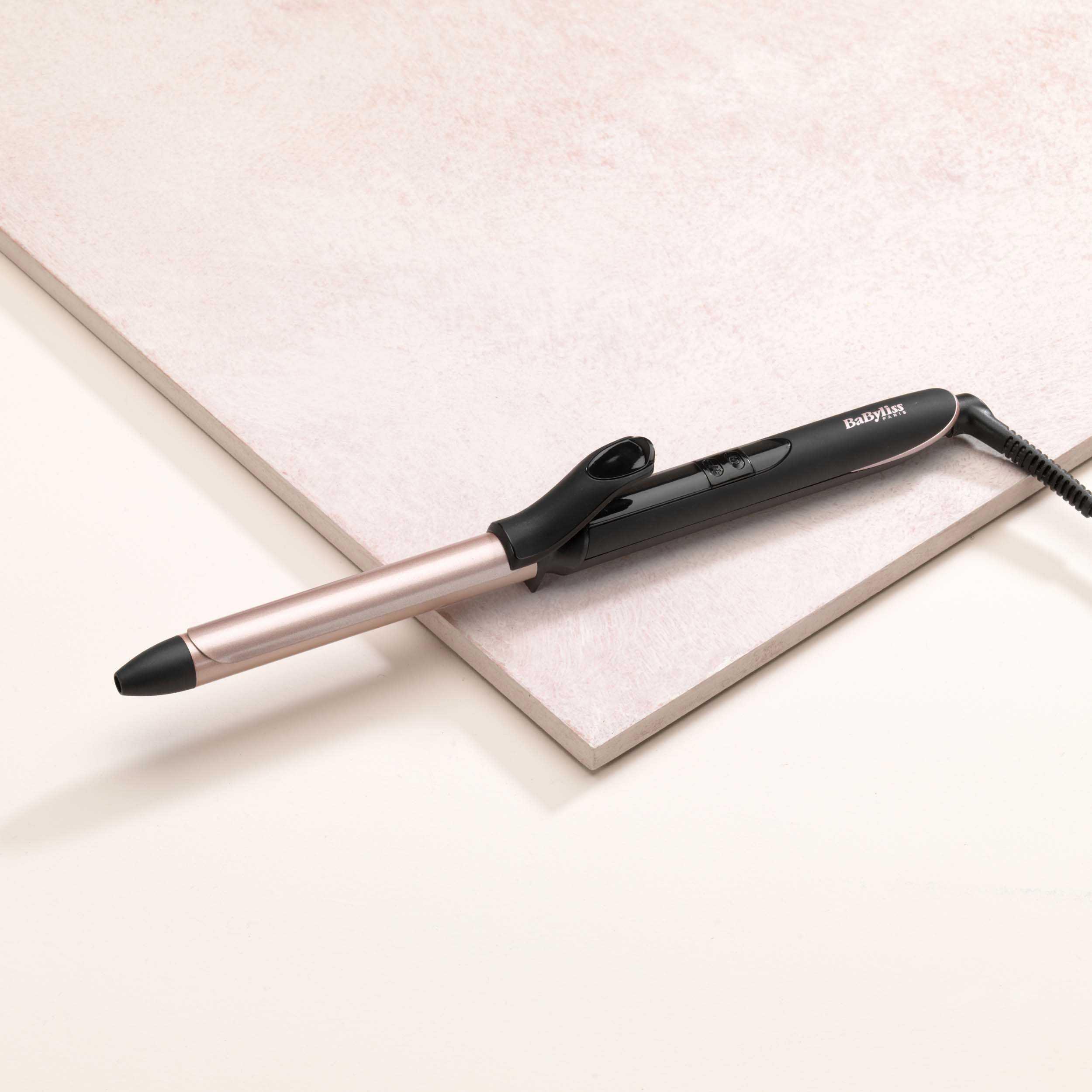 Voir la diapositive 4 : BABYLISS Boucleur manuel à pince C450E - Noir
