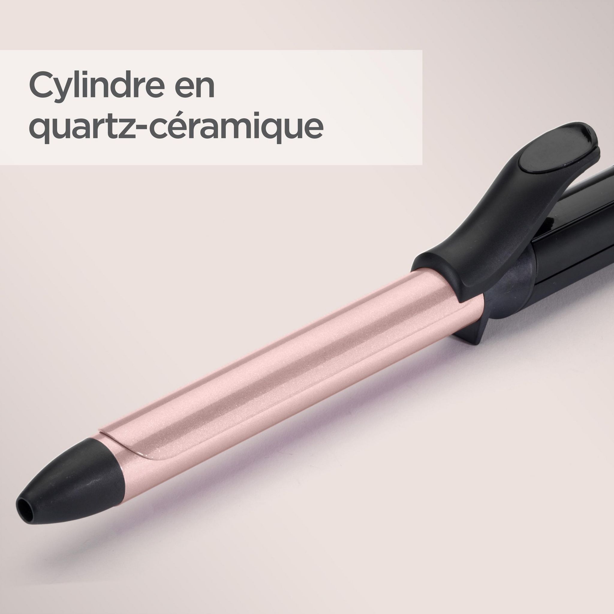 Voir la diapositive 6 : BABYLISS Boucleur manuel à pince C450E - Noir