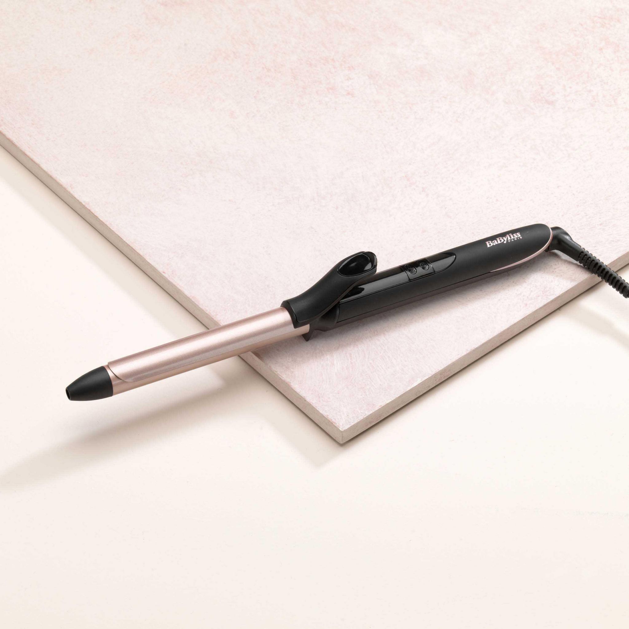 Voir la diapositive 7 : BABYLISS Boucleur manuel à pince C450E - Noir