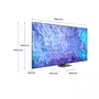 SAMSUNG TQ98Q80CATXXC 2023 TV QLED 4K Ultra HD 247 cm Smart TV
