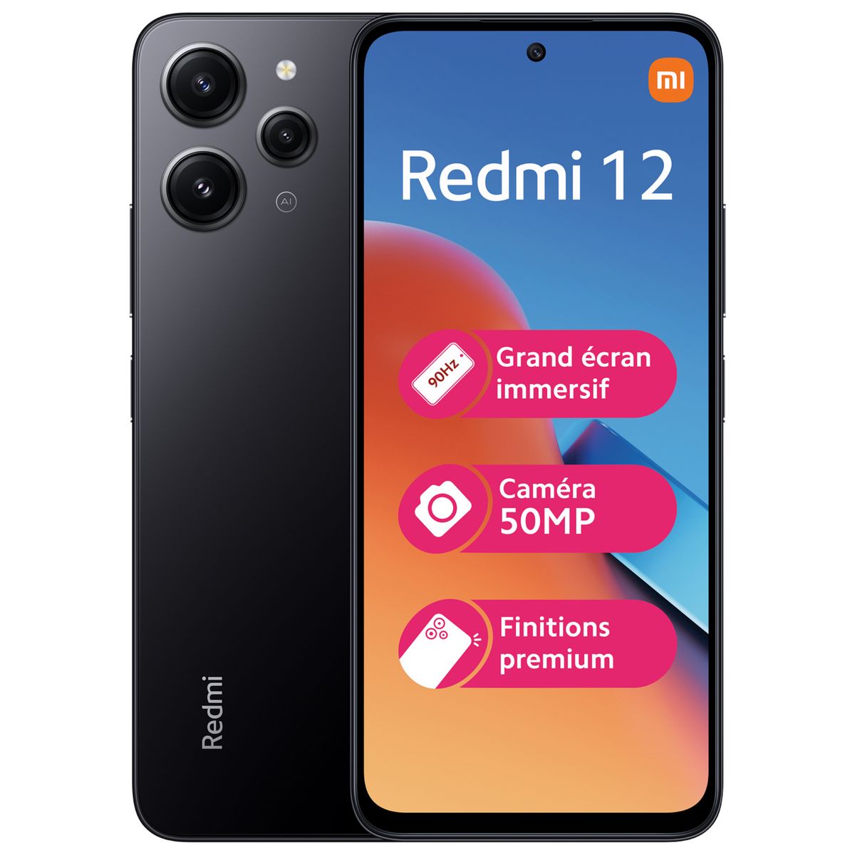 XIAOMI Redmi 12 4G 128Go - Noir