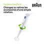 Voir la diapositive 4 : BRAUN Mixeur plongeant MQ10.00PWH - Blanc
