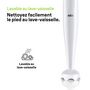 Voir la diapositive 6 : BRAUN Mixeur plongeant MQ10.00PWH - Blanc
