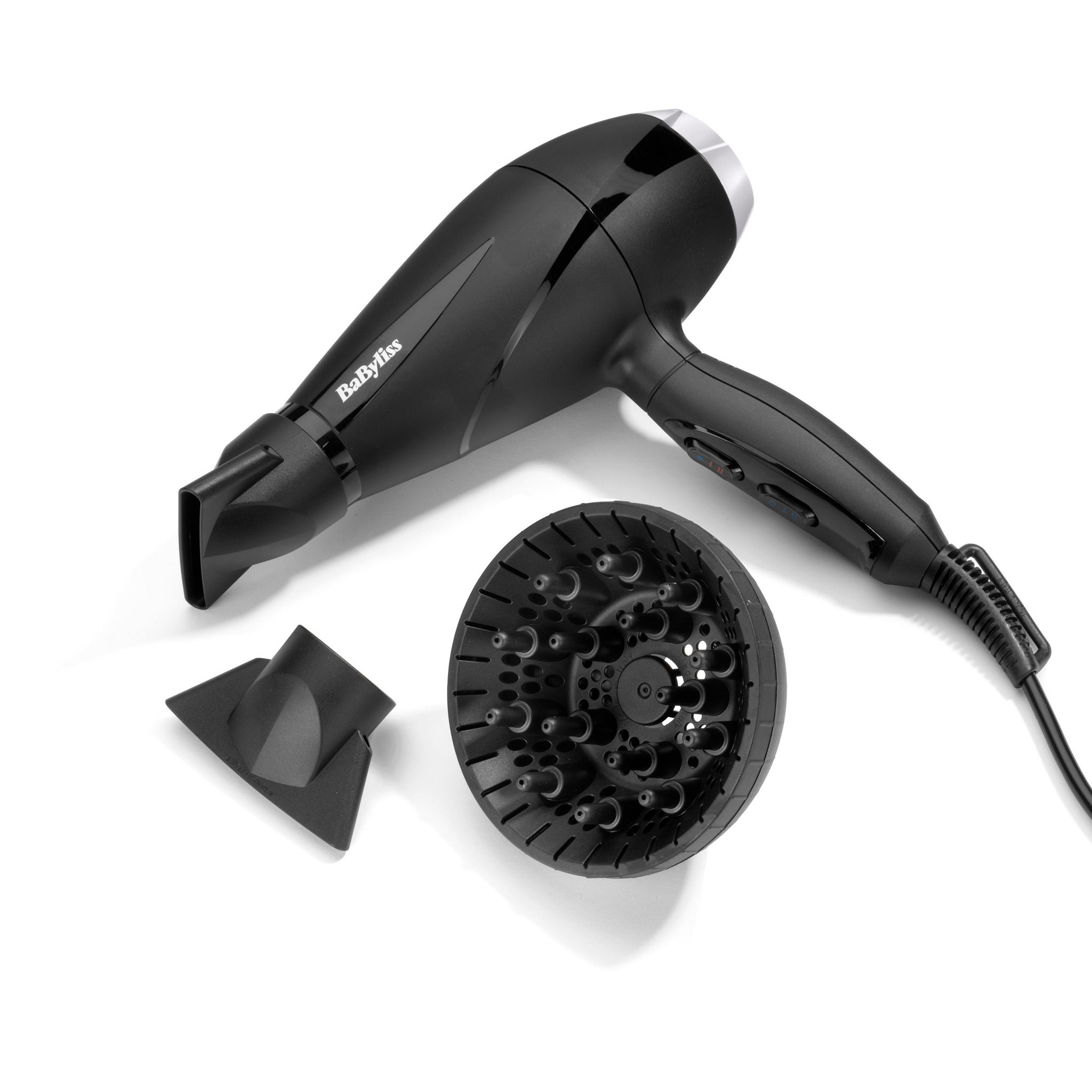 Voir la diapositive 5 : BABYLISS Sèche cheveux 6710DE - Noir