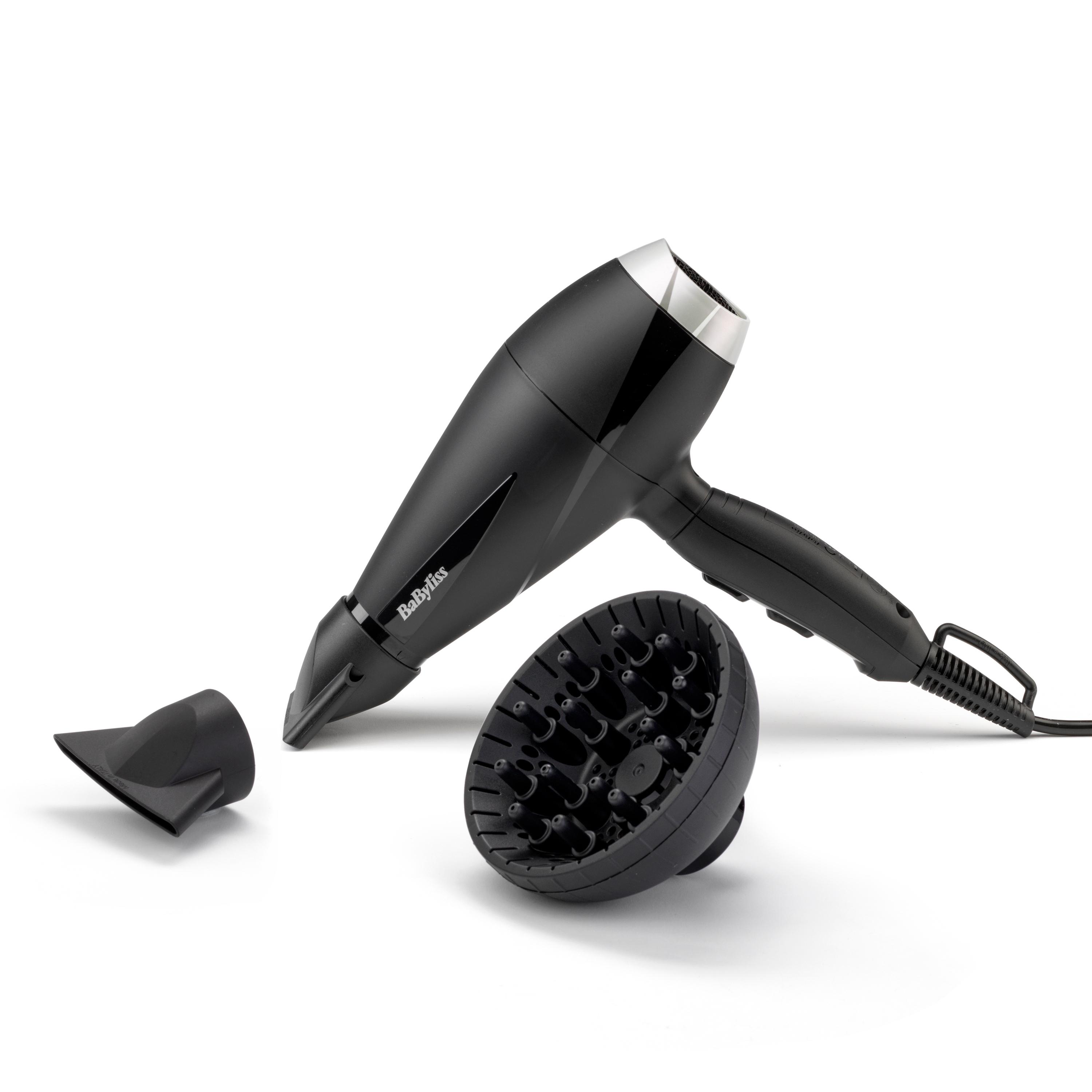 Voir la diapositive 6 : BABYLISS Sèche cheveux 6710DE - Noir