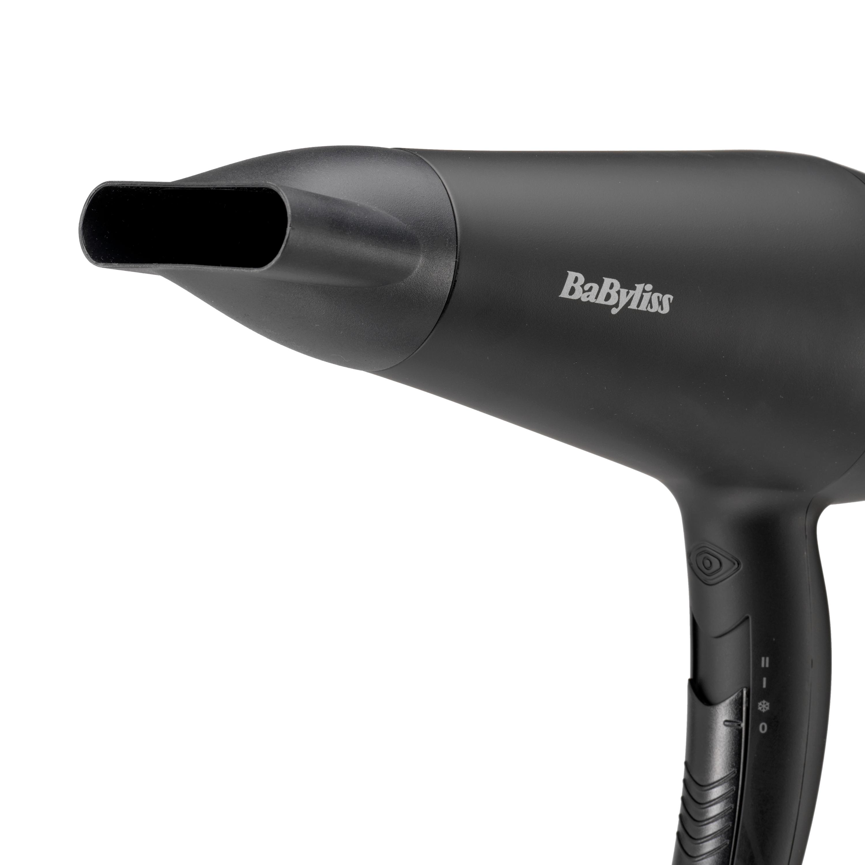 Voir la diapositive 3 : BABYLISS Sèche cheveux D215DE - Noir