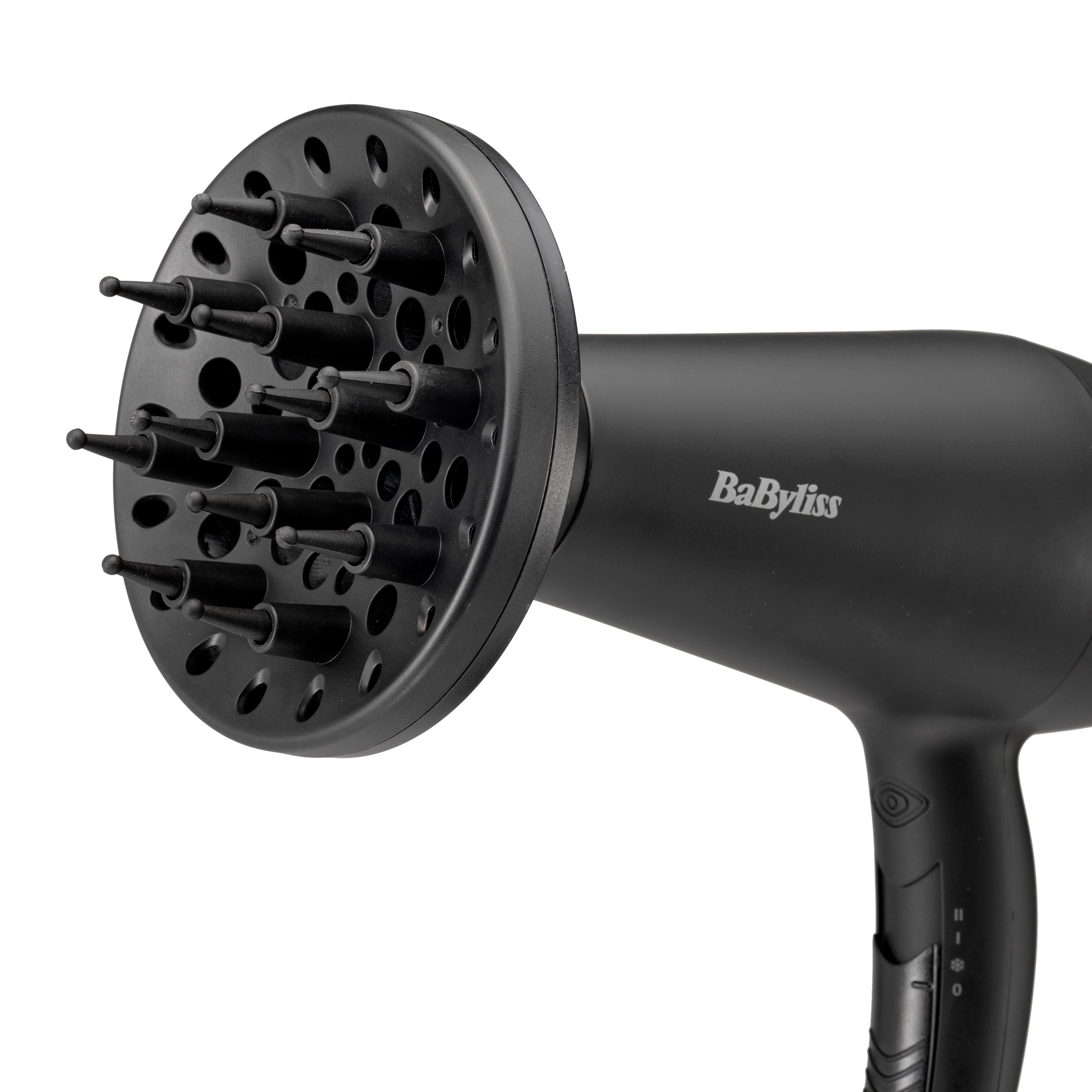 Voir la diapositive 4 : BABYLISS Sèche cheveux D215DE - Noir