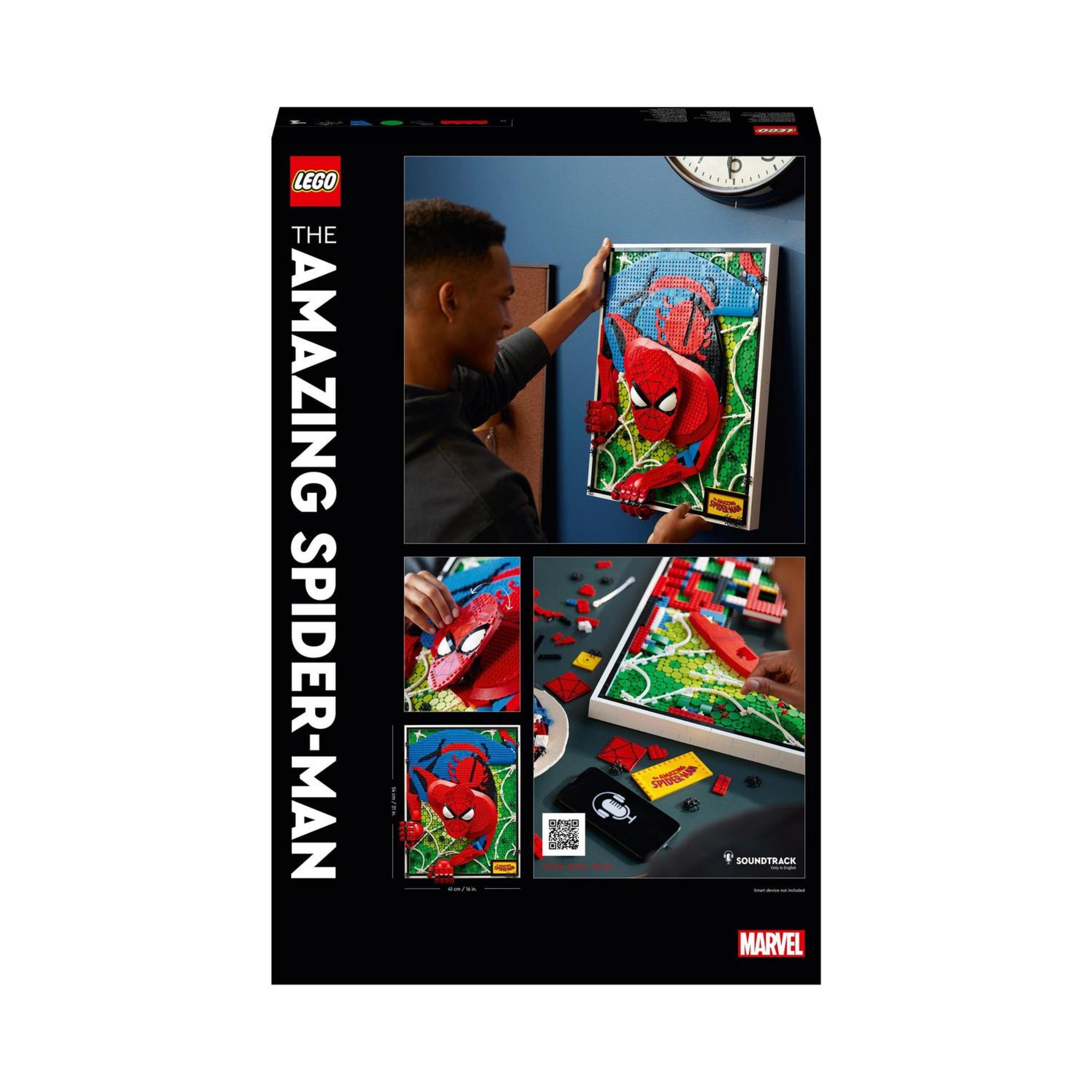 Voir la diapositive 2 : LEGO LEGO ART 31209 The Amazing Spider-Man, Set Art Mural 3D, Poster BD pour Adolescents et Adultes