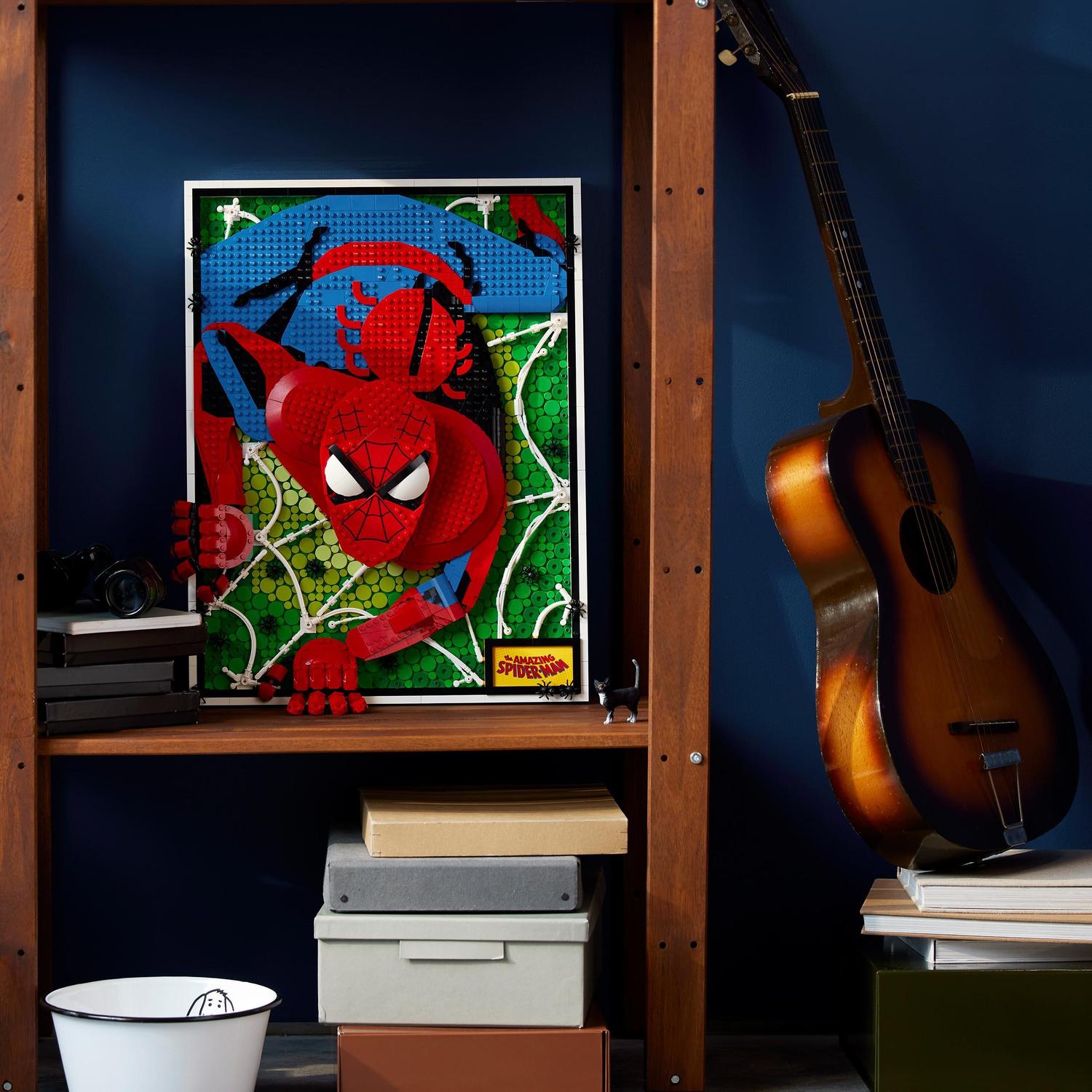 Voir la diapositive 5 : LEGO LEGO ART 31209 The Amazing Spider-Man, Set Art Mural 3D, Poster BD pour Adolescents et Adultes