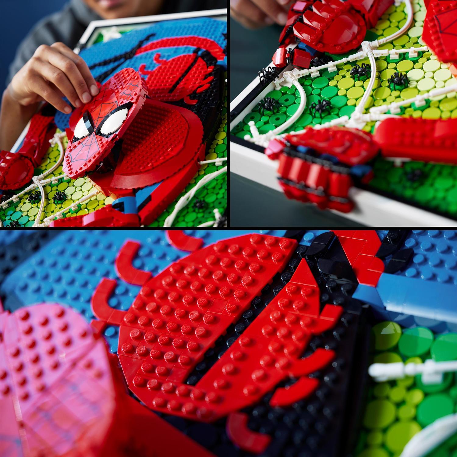Voir la diapositive 6 : LEGO LEGO ART 31209 The Amazing Spider-Man, Set Art Mural 3D, Poster BD pour Adolescents et Adultes