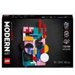 LEGO LEGO ART 31210 Art Moderne, Créer une Toile Murale Abstraite Colorée, Activité Manuelle pour Adultes