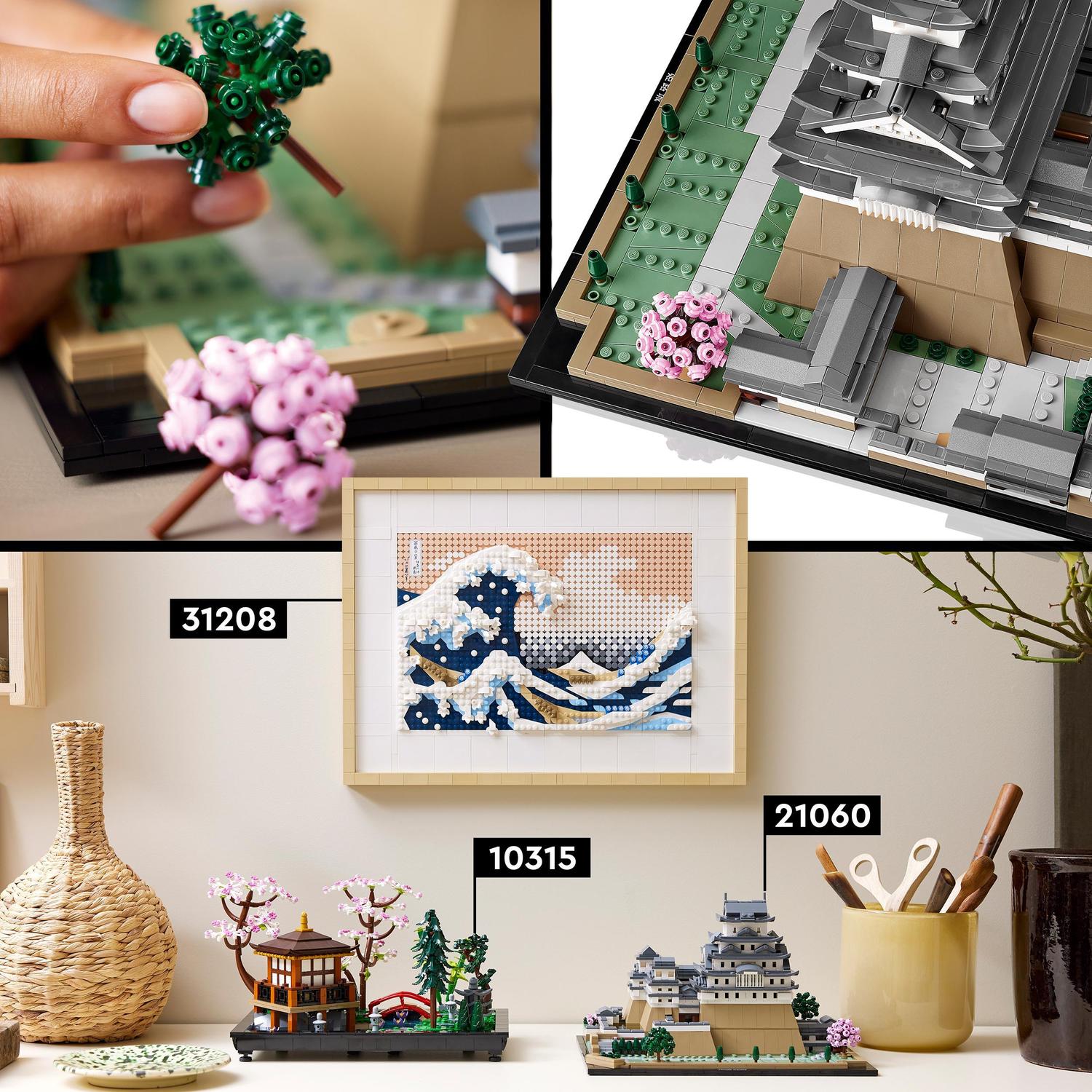 Voir la diapositive 4 : LEGO Architecture 21060 Le Château d'Himeji, Kit de Construction de Maquettes pour Adultes Fans de la Culture Japonaise