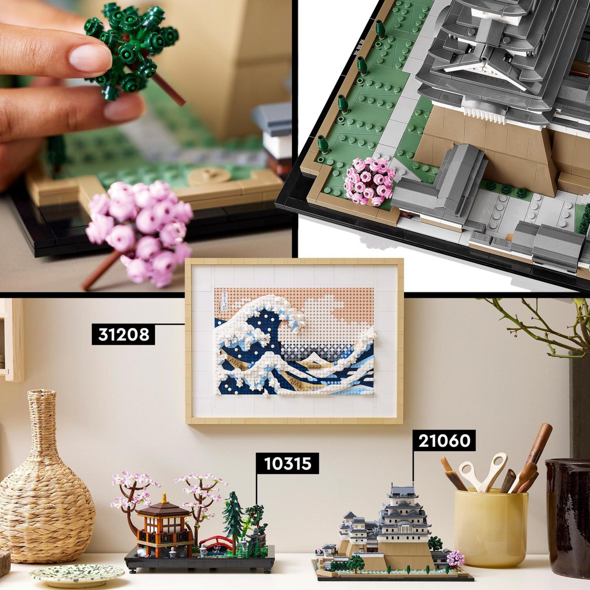 Voir la diapositive 4 : LEGO LEGO Architecture 21060 Le Château d'Himeji, Kit de Construction de Maquettes pour Adultes Fans de la Culture Japonaise