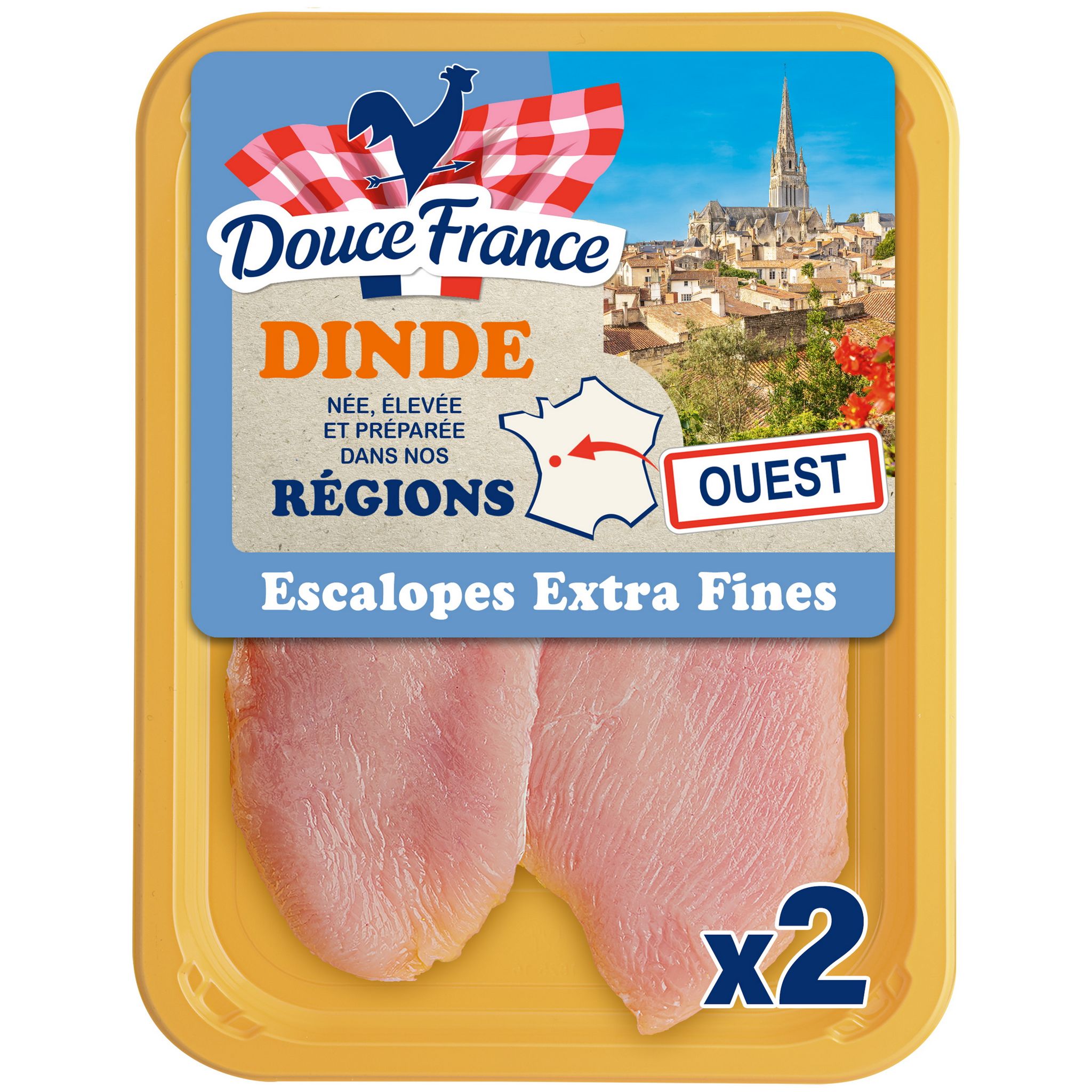 DOUCE FRANCE Escalopes de dinde extra fines 200g