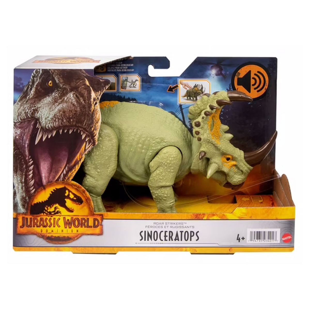MATTEL Figurine Dinosaure Sinoteratops sonore- Jurassic World