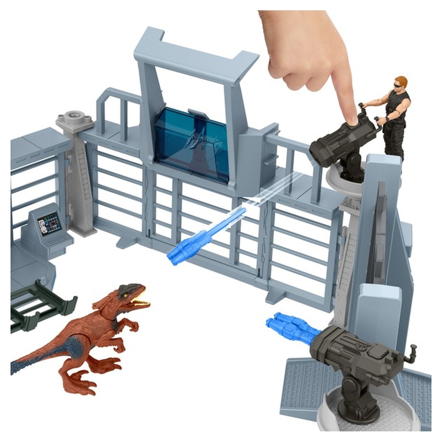 Voir la diapositive 4 : MATTEL Coffret Choas à l'avant - Jurassic World