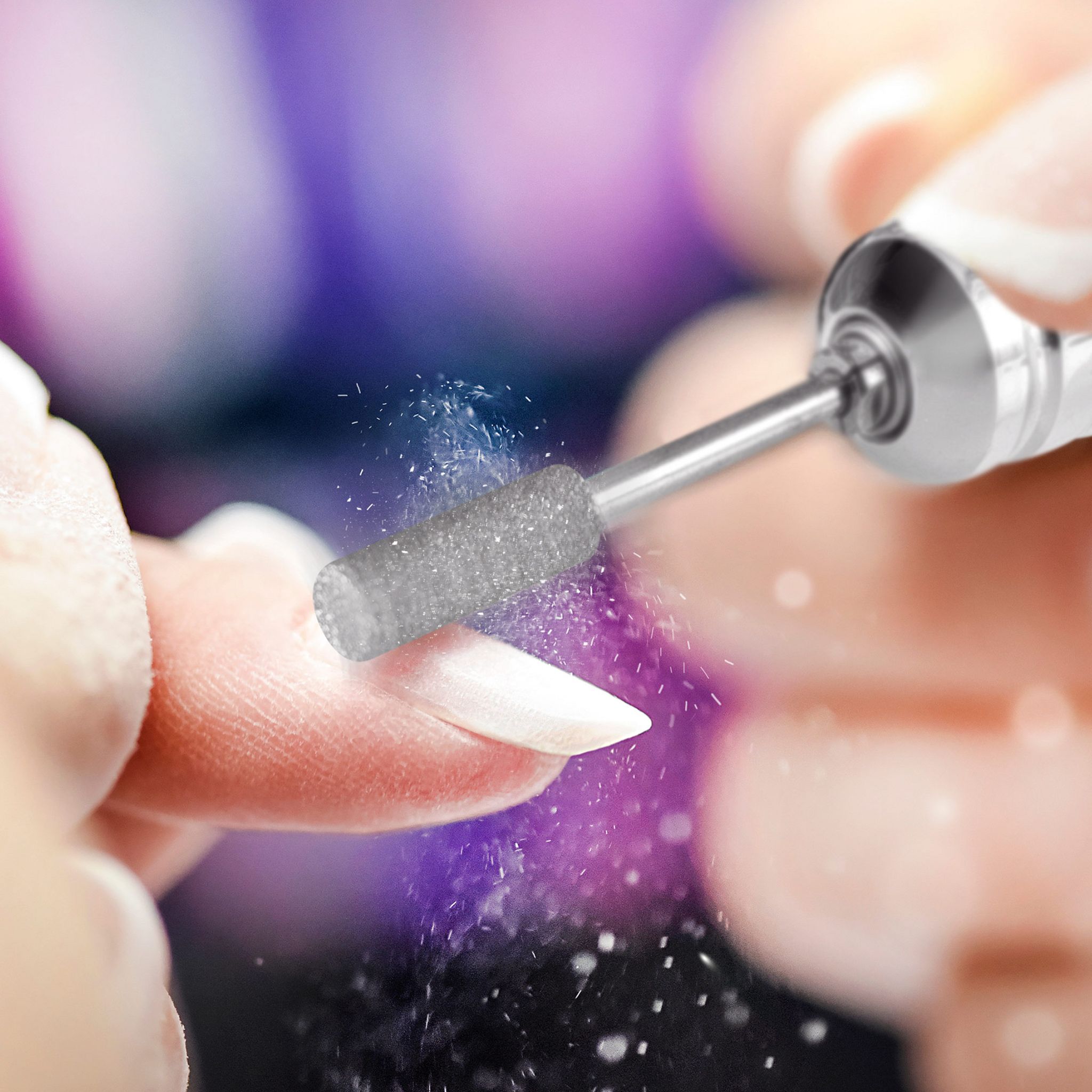 Voir la diapositive 7 : YOGHI Ponceuse pour ongles électrique NAIL HUB PRO - Blanc