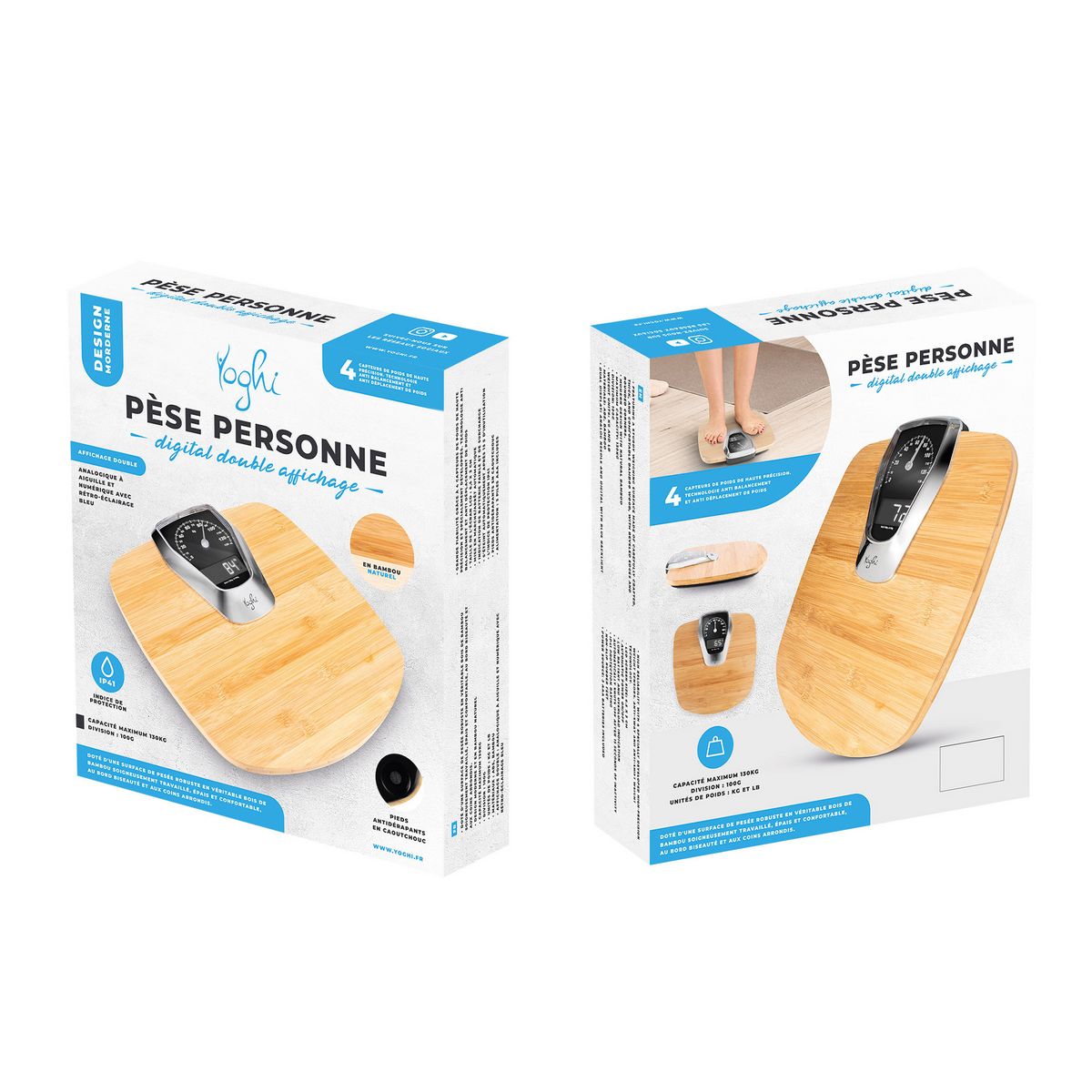 YOGHI Pèse personne DR SCALE ULTIMATE - Bois