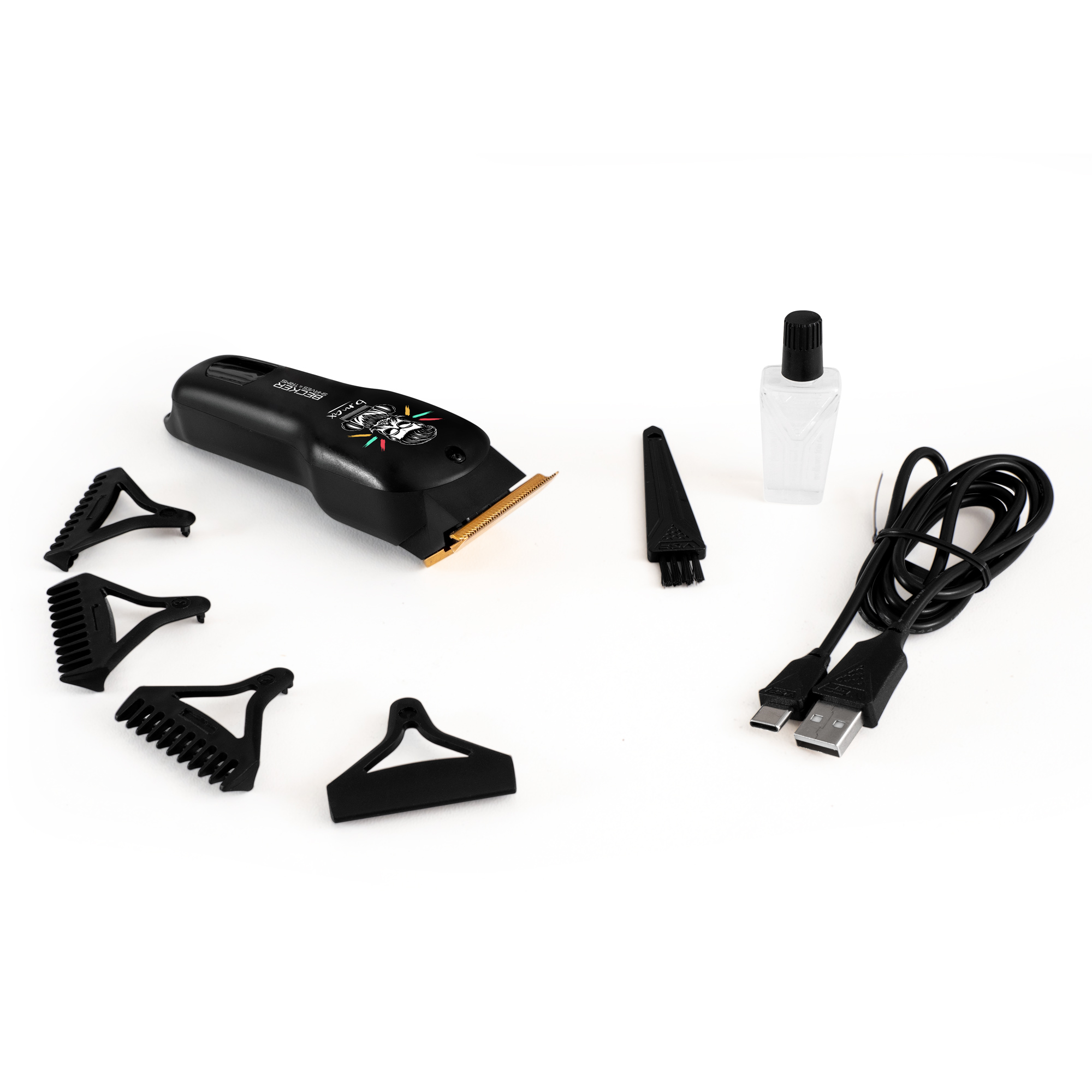 Voir la diapositive 8 : BECKER SHAVES & TRIMS Tondeuse barber B MAX - Noir