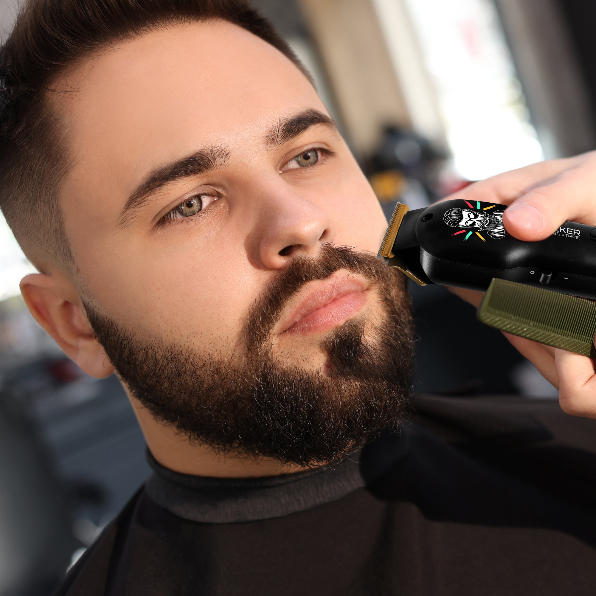 Voir la diapositive 10 : BECKER SHAVES & TRIMS Tondeuse barber B MAX - Noir