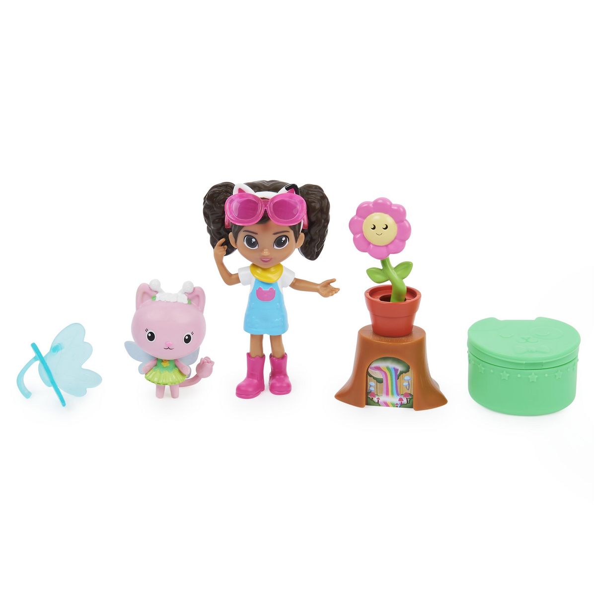 SPIN MASTER Pack de 2 figurines et accessoires Jardin enchanté Gabby's Dollhouse