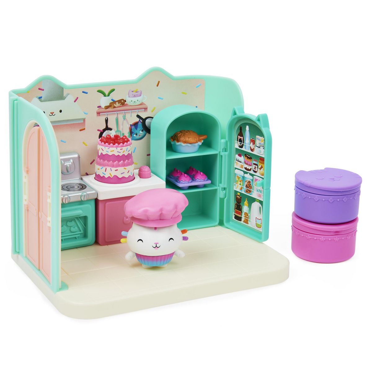 SPIN MASTER Coffret Deluxe la cuisine de petit Chou Gabby's Dollhouse
