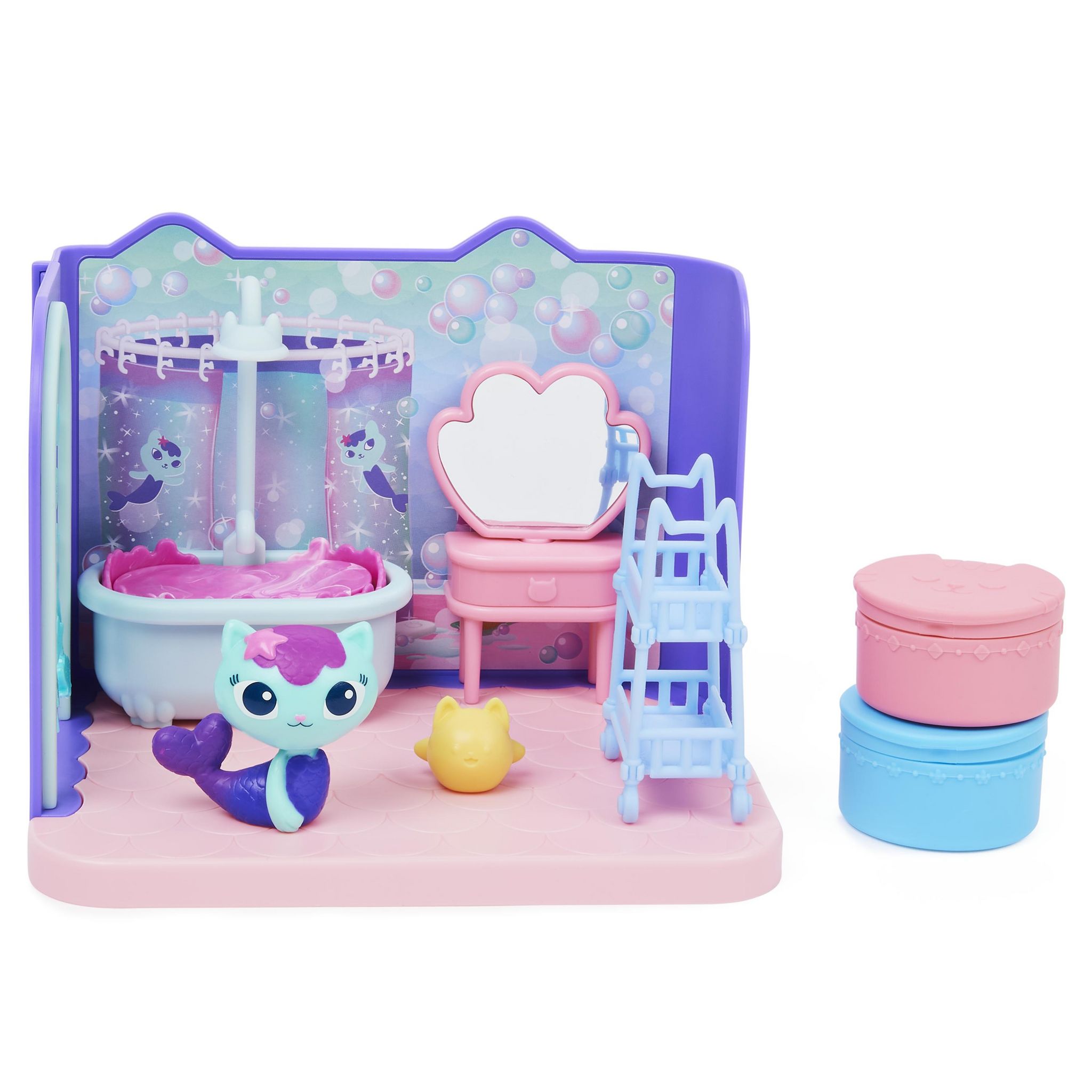 Voir la diapositive 4 : SPIN MASTER Coffret Deluxe de la salle de bain de Marine Gabby's Dollhouse