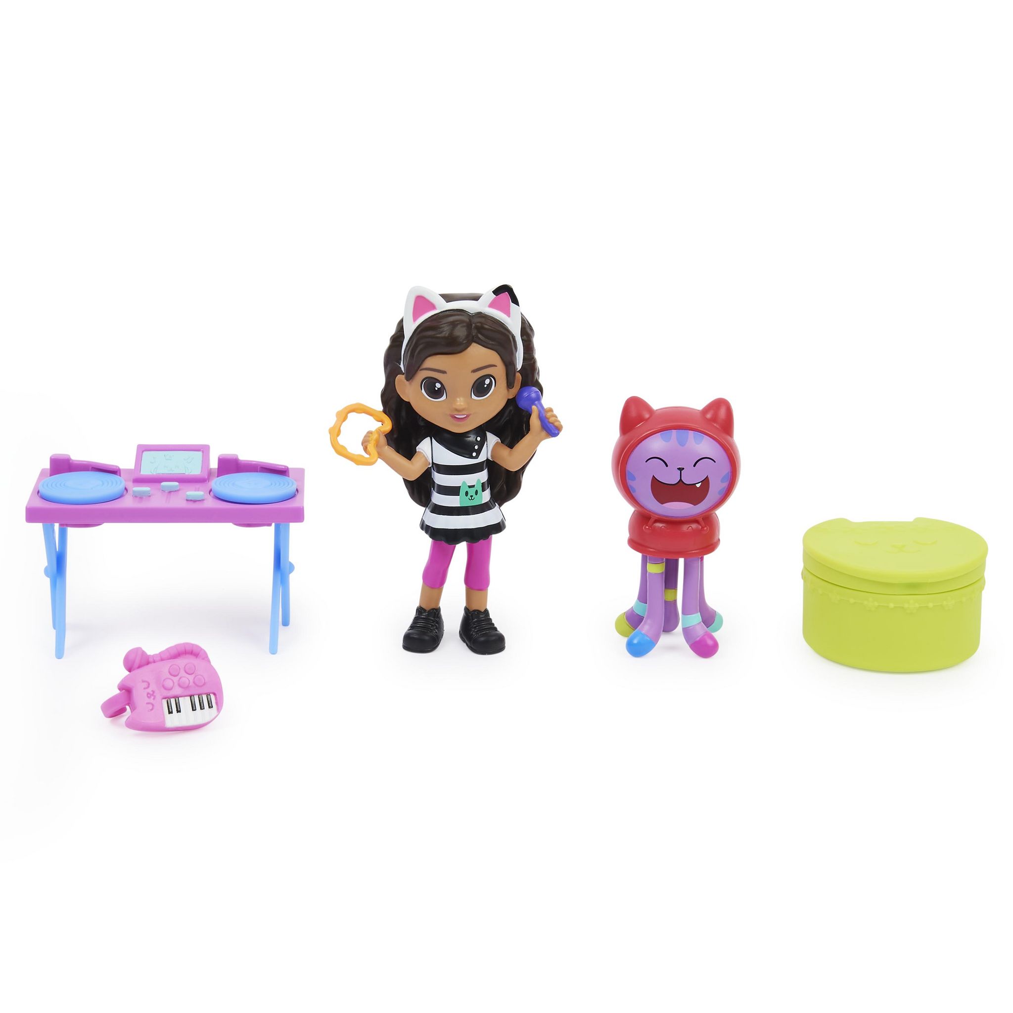 Voir la diapositive 2 : SPIN MASTER Pack de 2 figurines et accessoires Karaoké gabby's Dollhouse