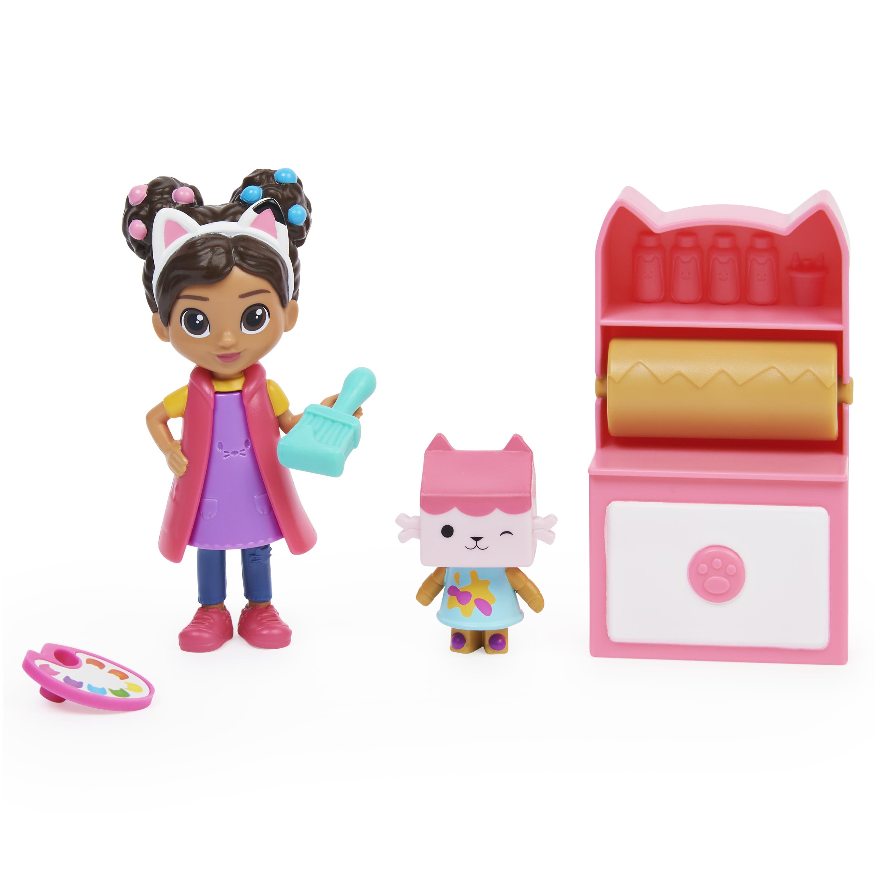 Voir la diapositive 3 : SPIN MASTER Pack de 2 figurines et accessoires Studio art Gabby's Dollhouse