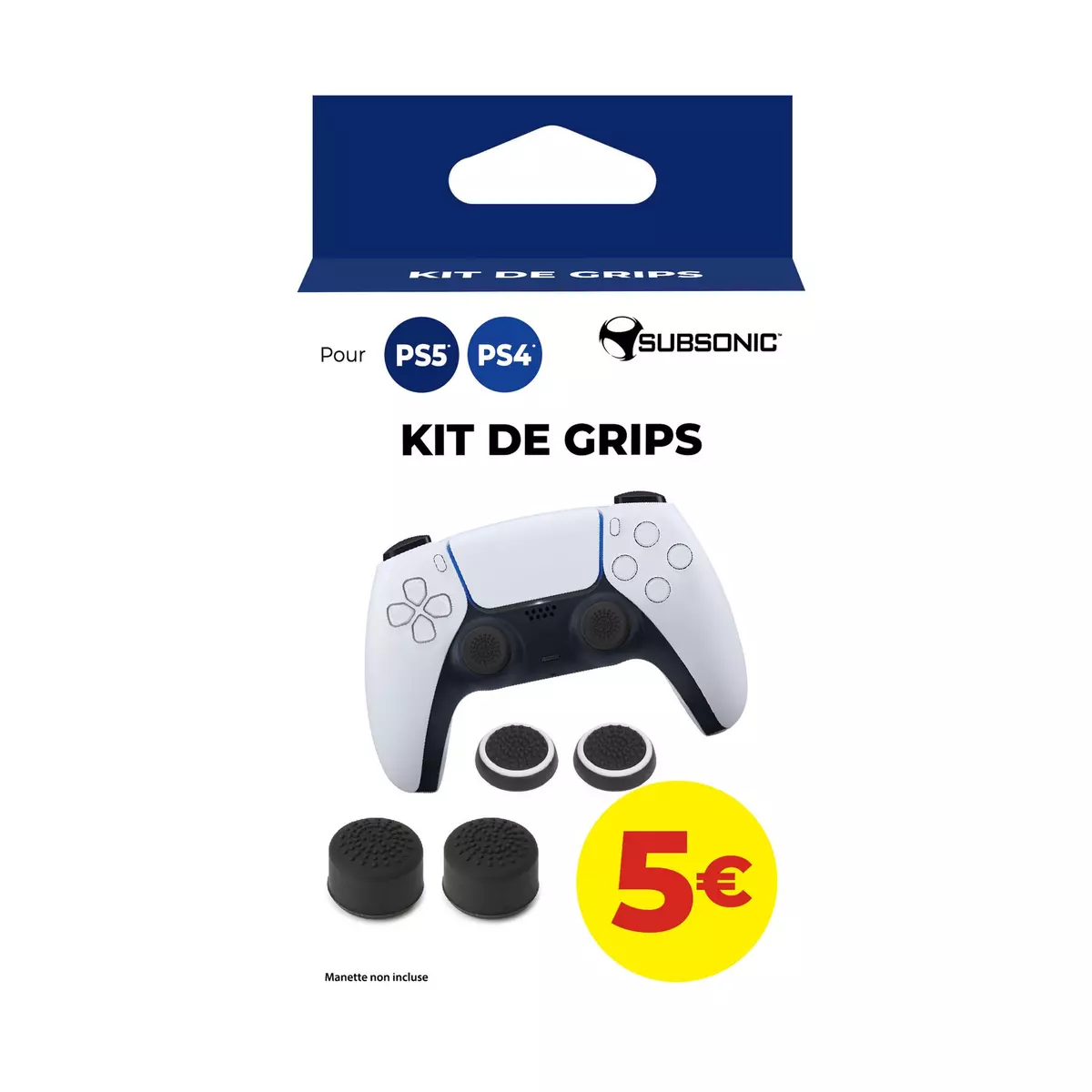 Kit de Grip Manette PS4 / PS5 pas cher 