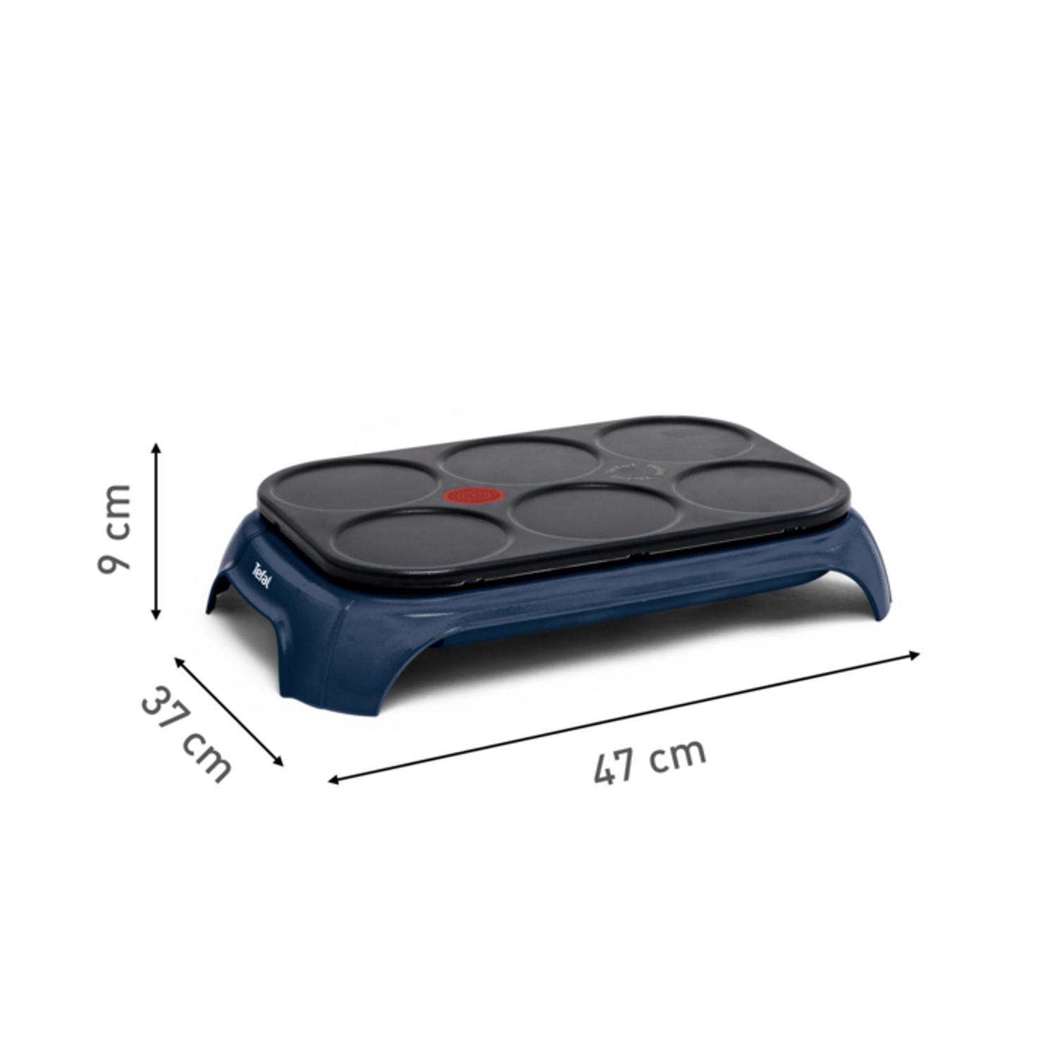 Voir la diapositive 5 : TEFAL Crêpière  PY559410 - Bleu